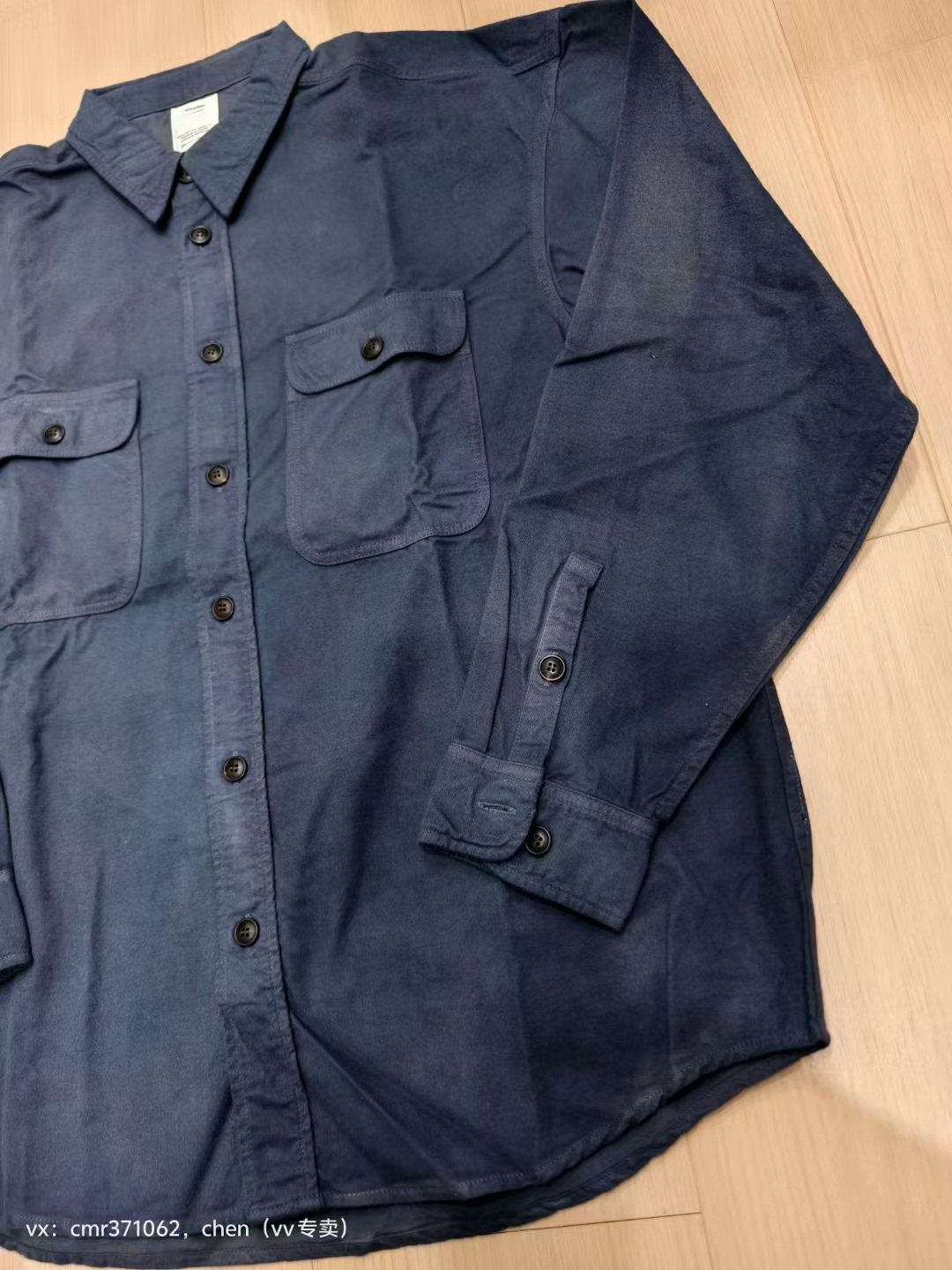 visvim 20ss Lumber Shirt Uneven Dye — detail