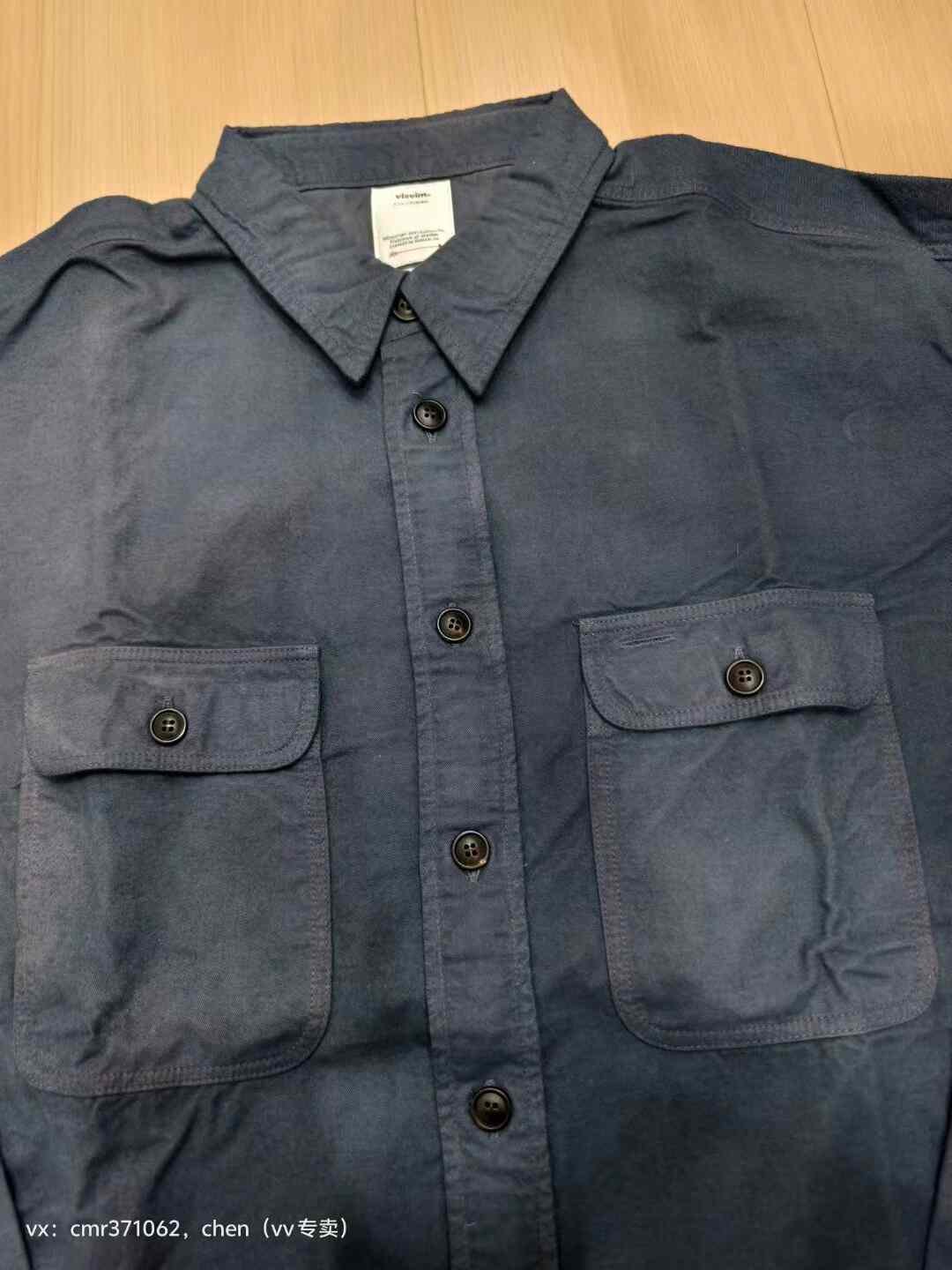 visvim 20ss Lumber Shirt Uneven Dye — back