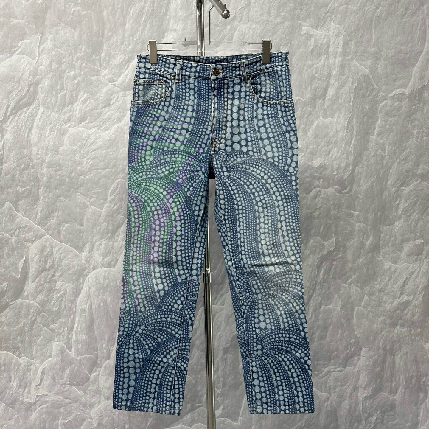 Louis Vuitton Yayoi Kusama Polka Dot Denim Pants