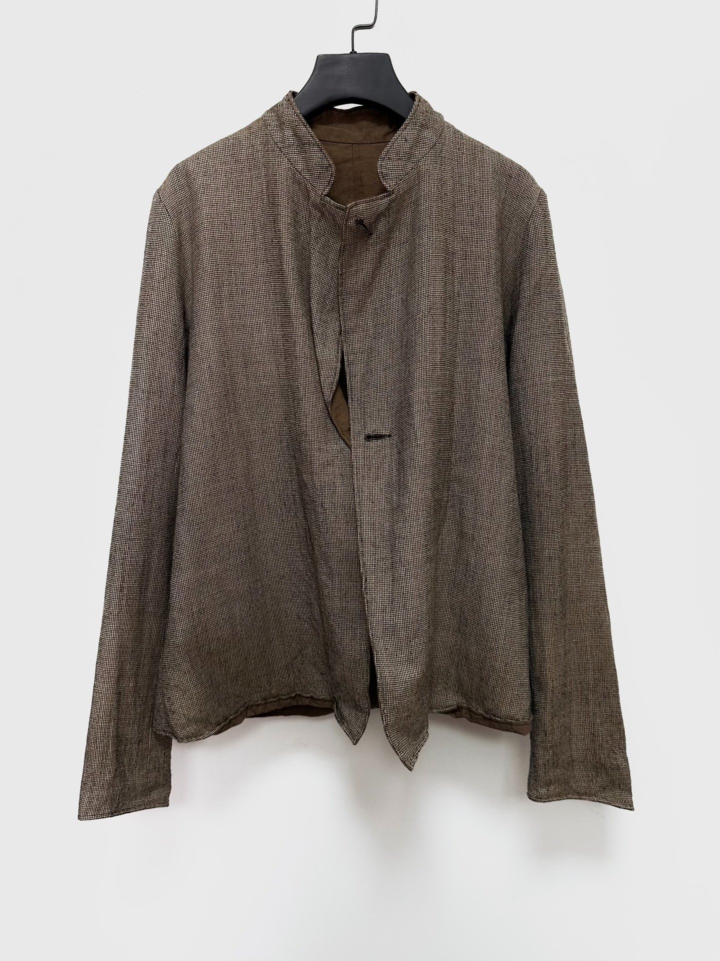 Chez VIDALENC Double-Sided Wool Coat — detail