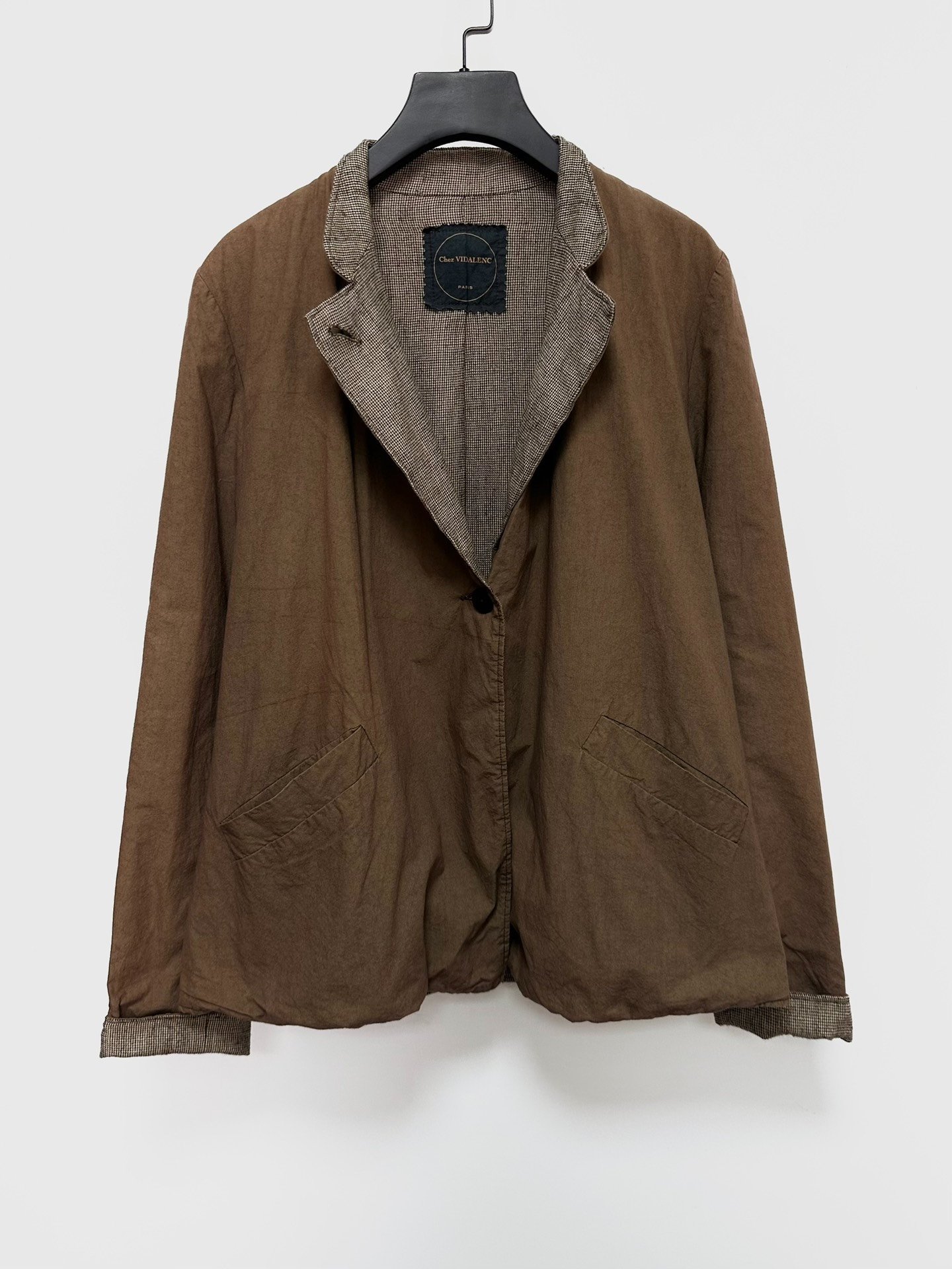 Chez VIDALENC Double-Sided Wool Coat