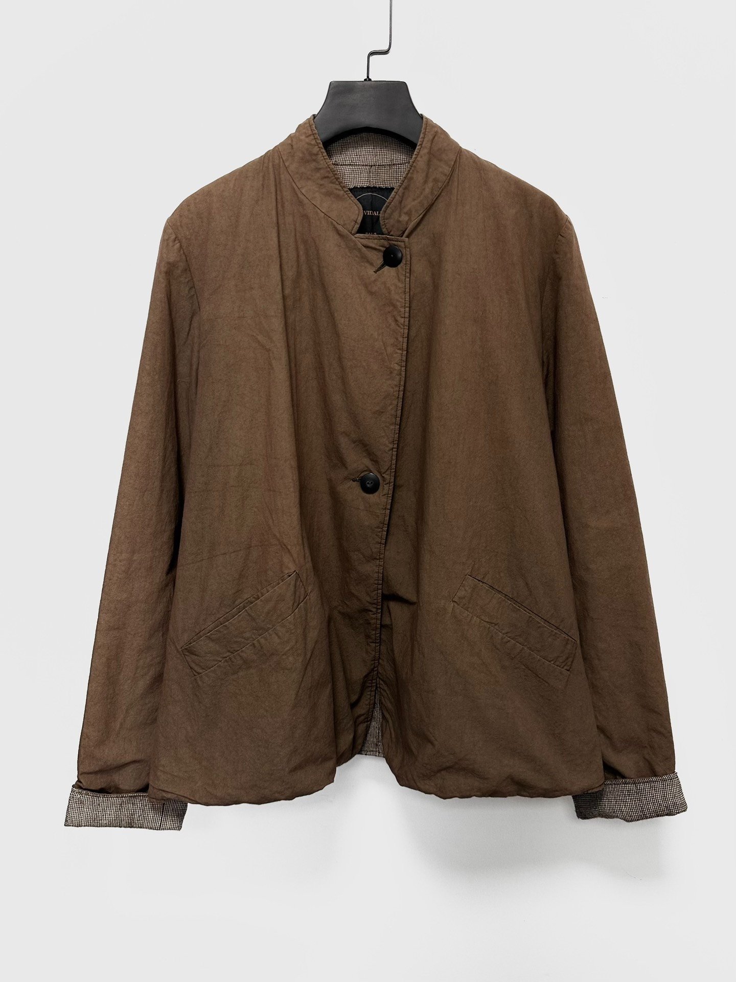 Chez VIDALENC Double-Sided Wool Coat — front
