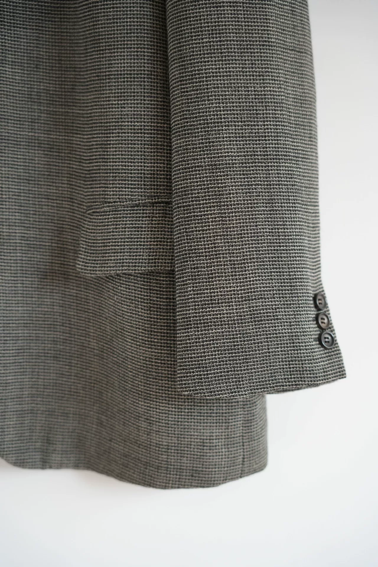 Comme des Garçons 99SS Waffle Gray Suit — back