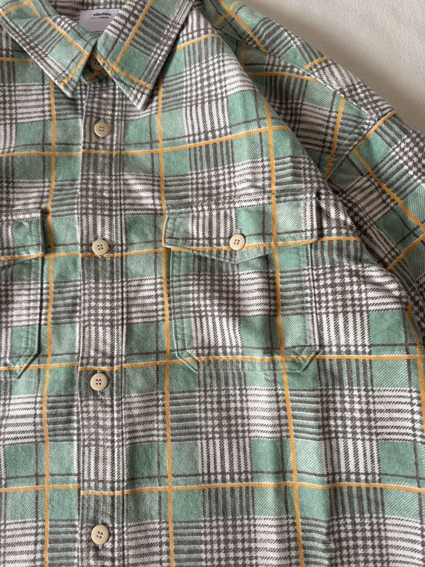 VISVIM 24aw PIONEER CHECK L/S — detail