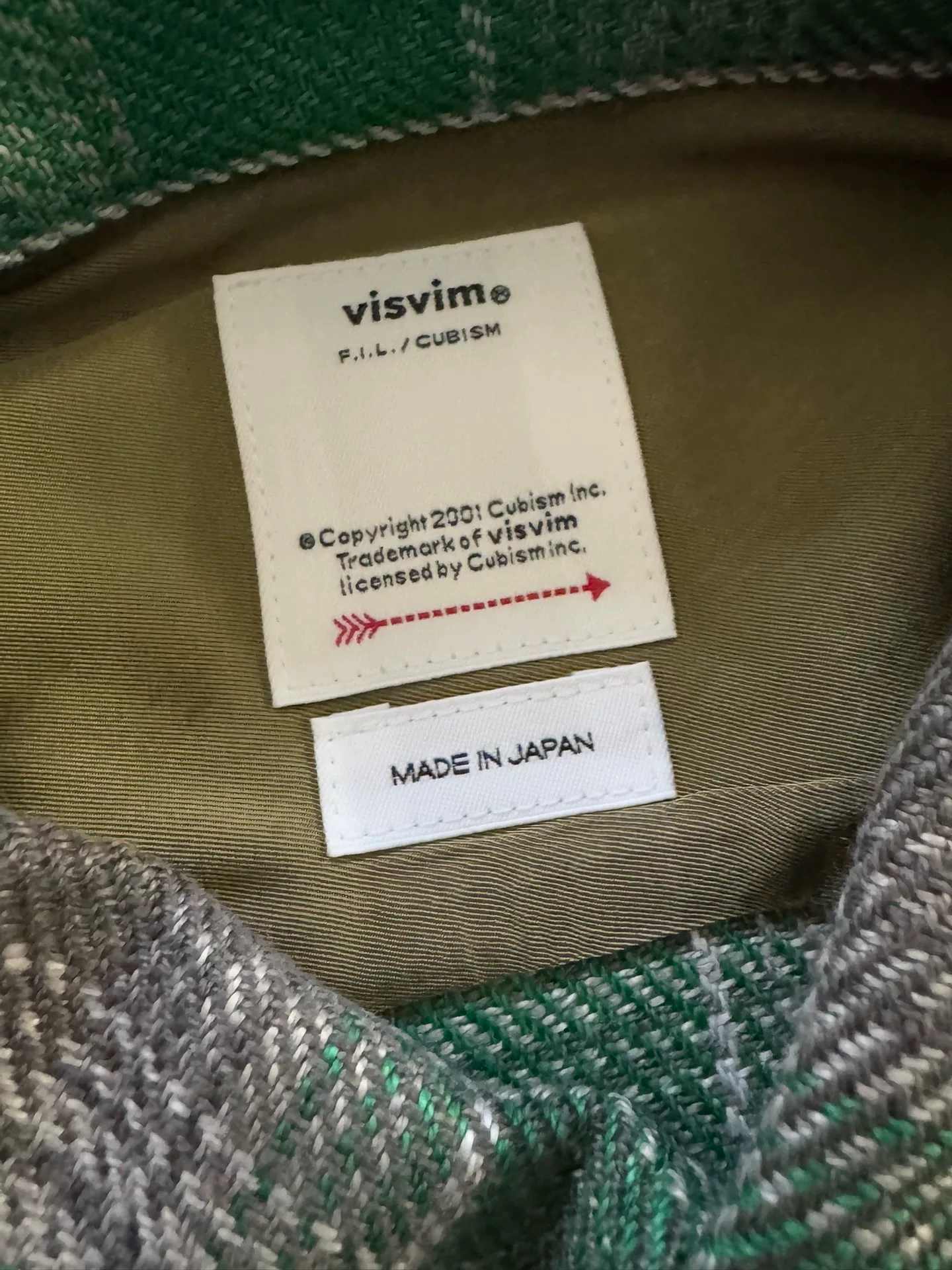 VISVIM 24AW LUMBER CHECK L/S — front