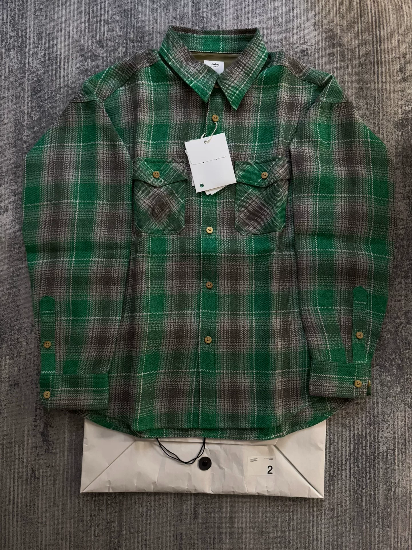 VISVIM 24AW LUMBER CHECK L/S