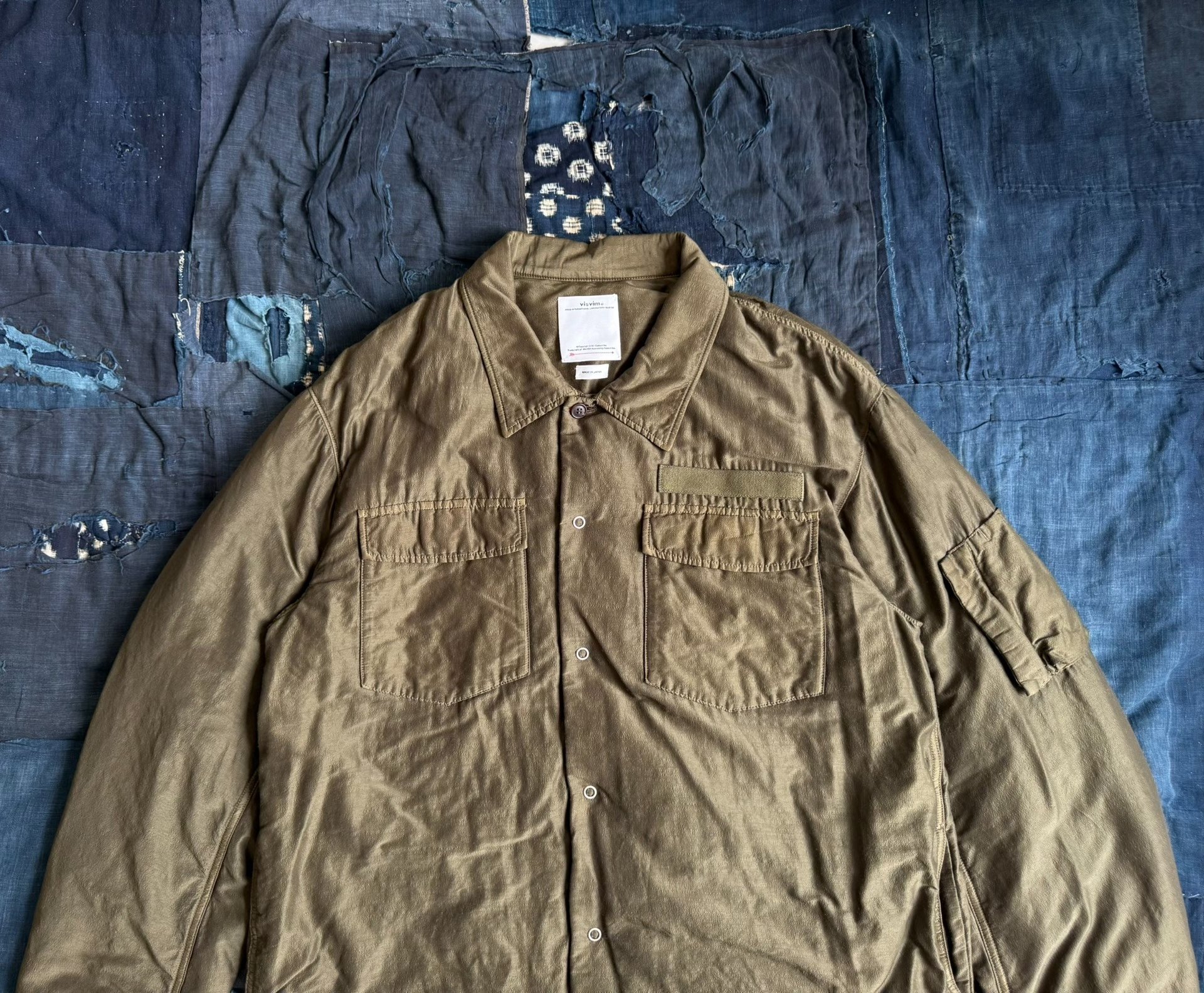 VISVIM 23AW Heli Crew Down Shirt JKT — back