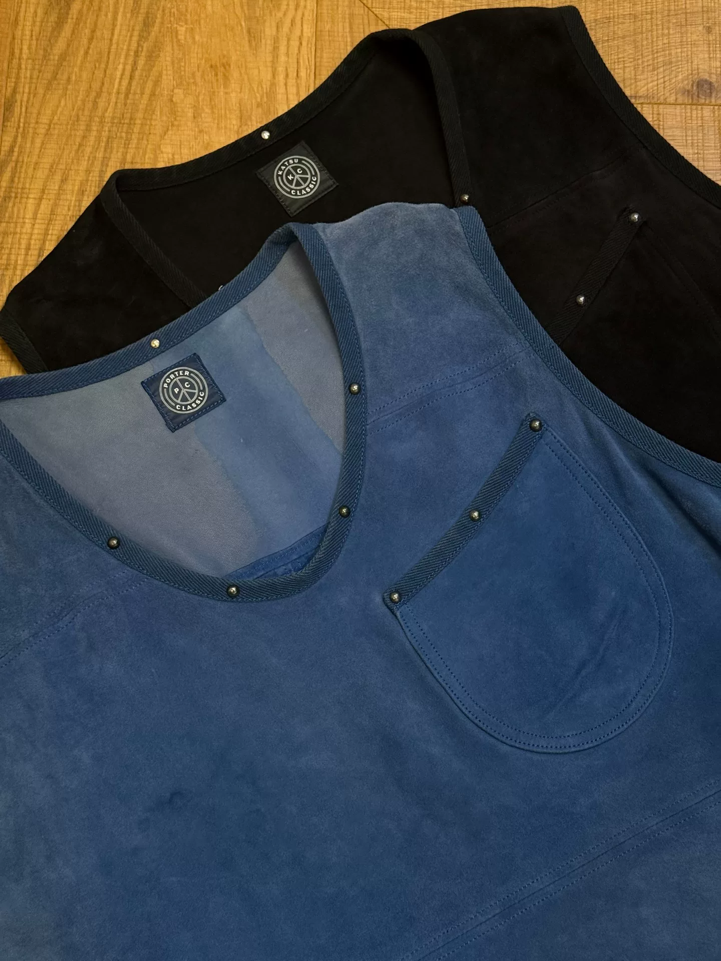 Porter Classic Sheep Suede Vest — front