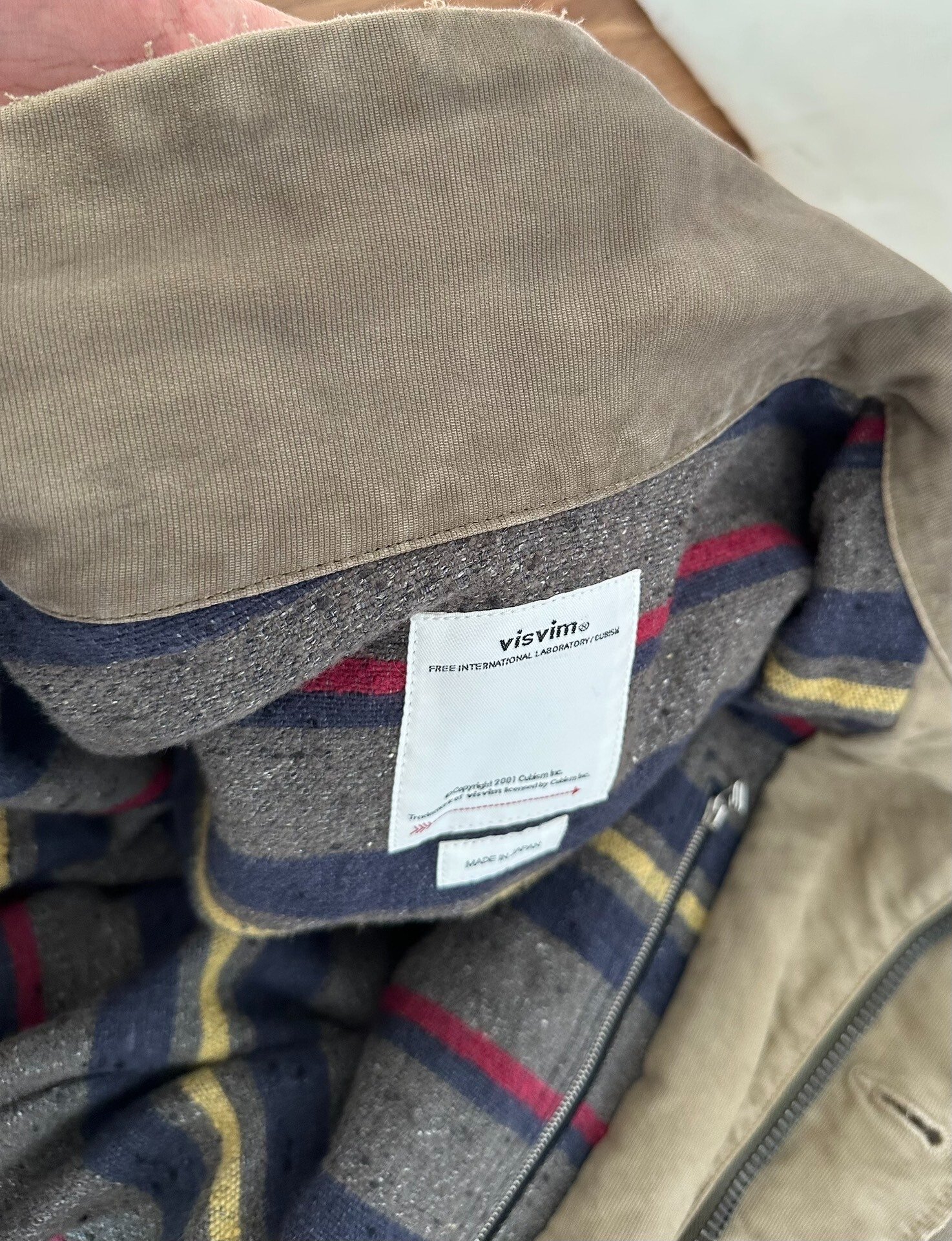 VISVIM 22AW PURSER DECK JKT — label