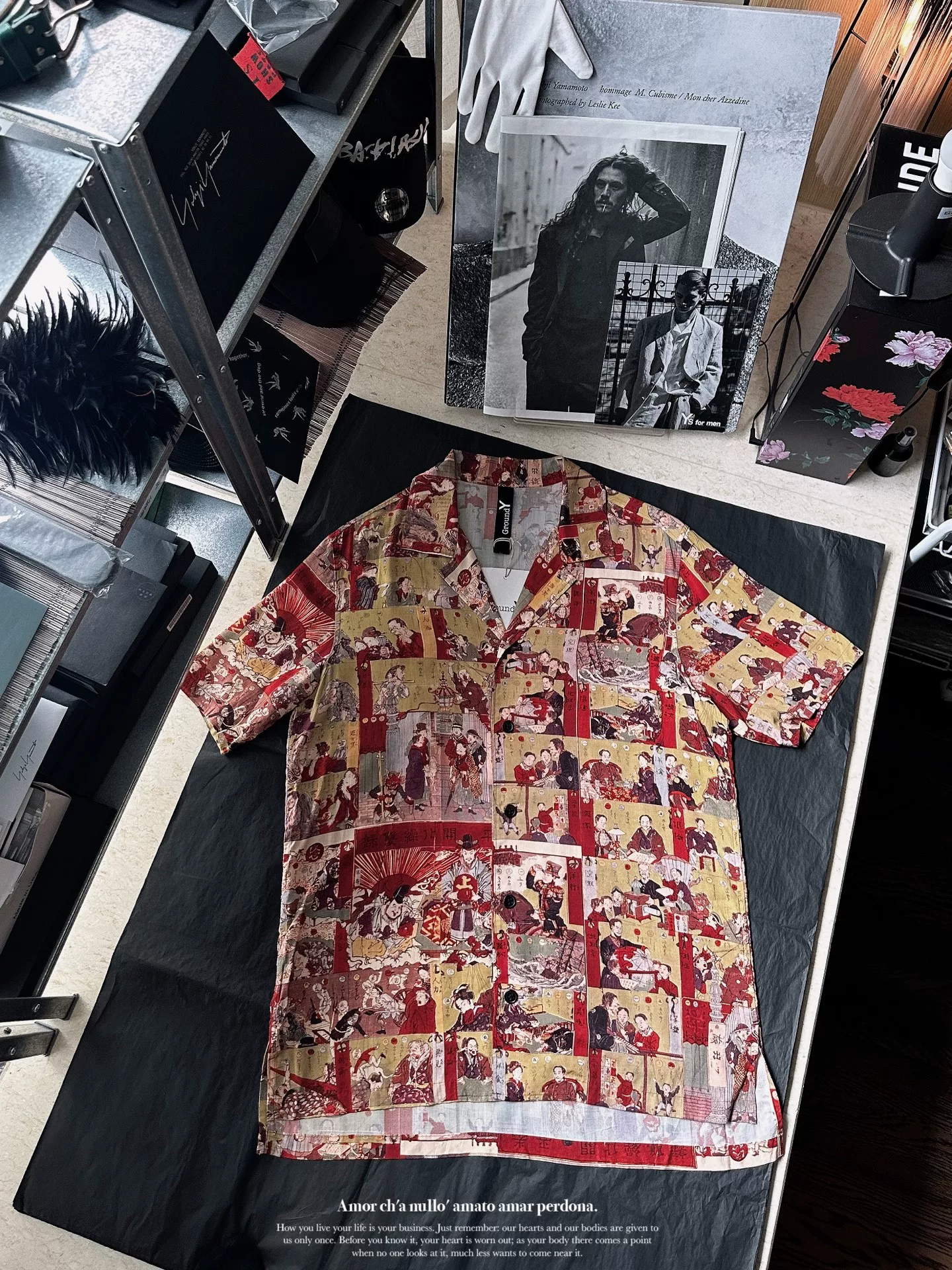 Yohji Yamamoto x Kawanabe Ukiyo-e Shirt