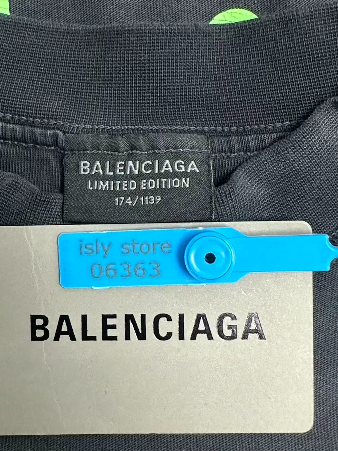 Balenciaga Red Logo Short-Sleeve Crewneck T-Shirt — back