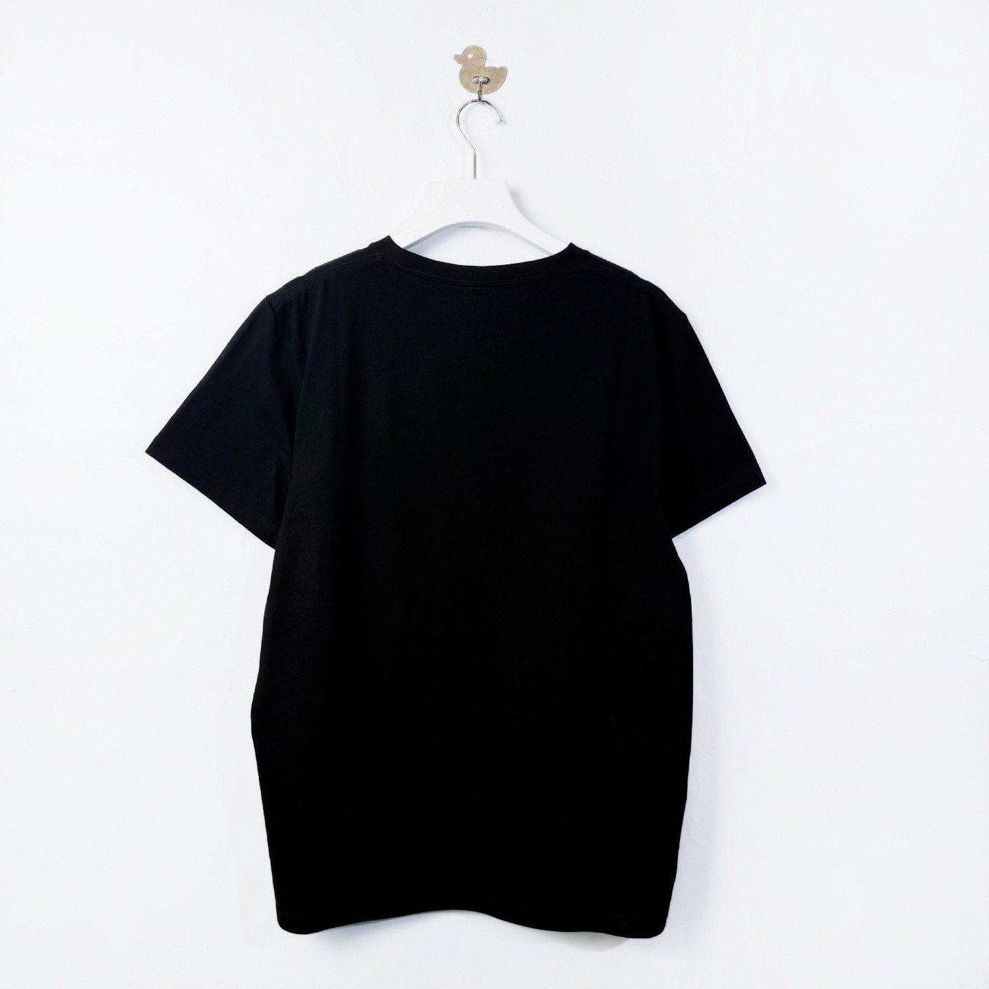 Dior 2026 Four-Leaf Clover Logo Black T-Shirt — front