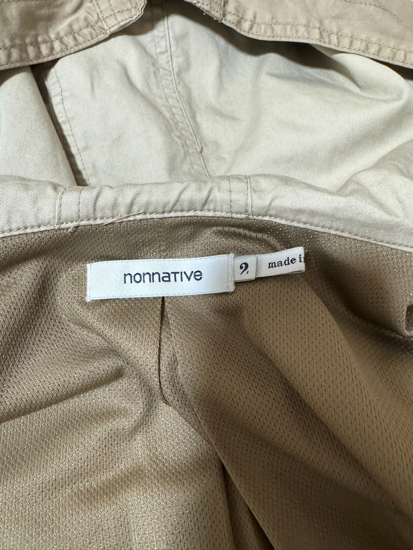 nonnative M65 Military Hooded Jacket — label