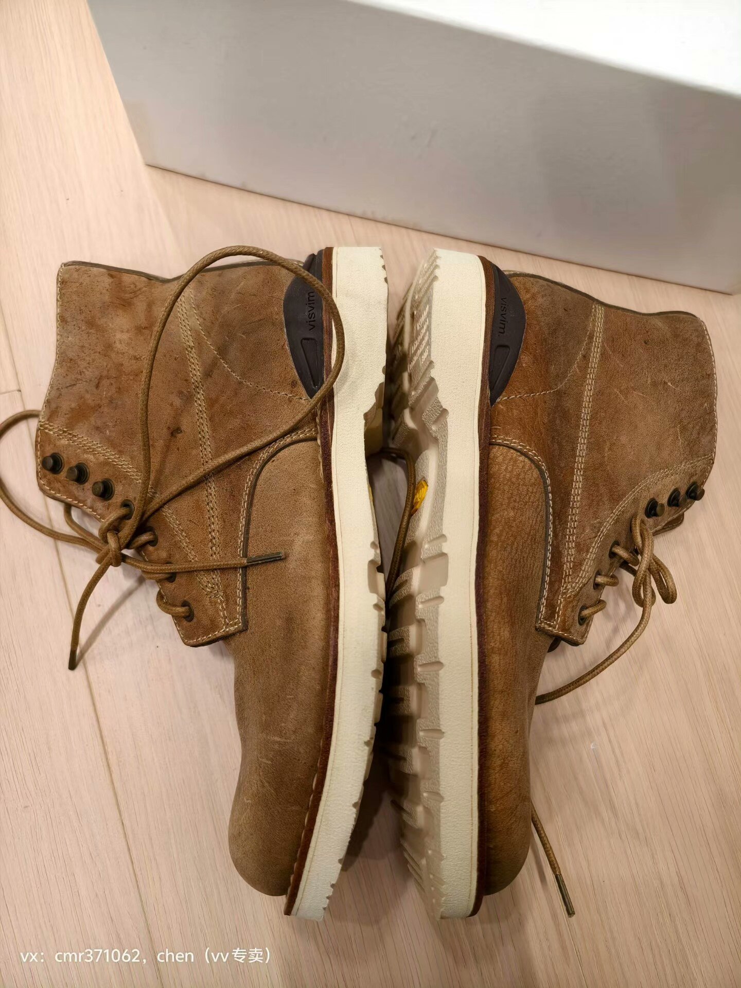 visvim 11 Virgil Boots Kudu Folk — label