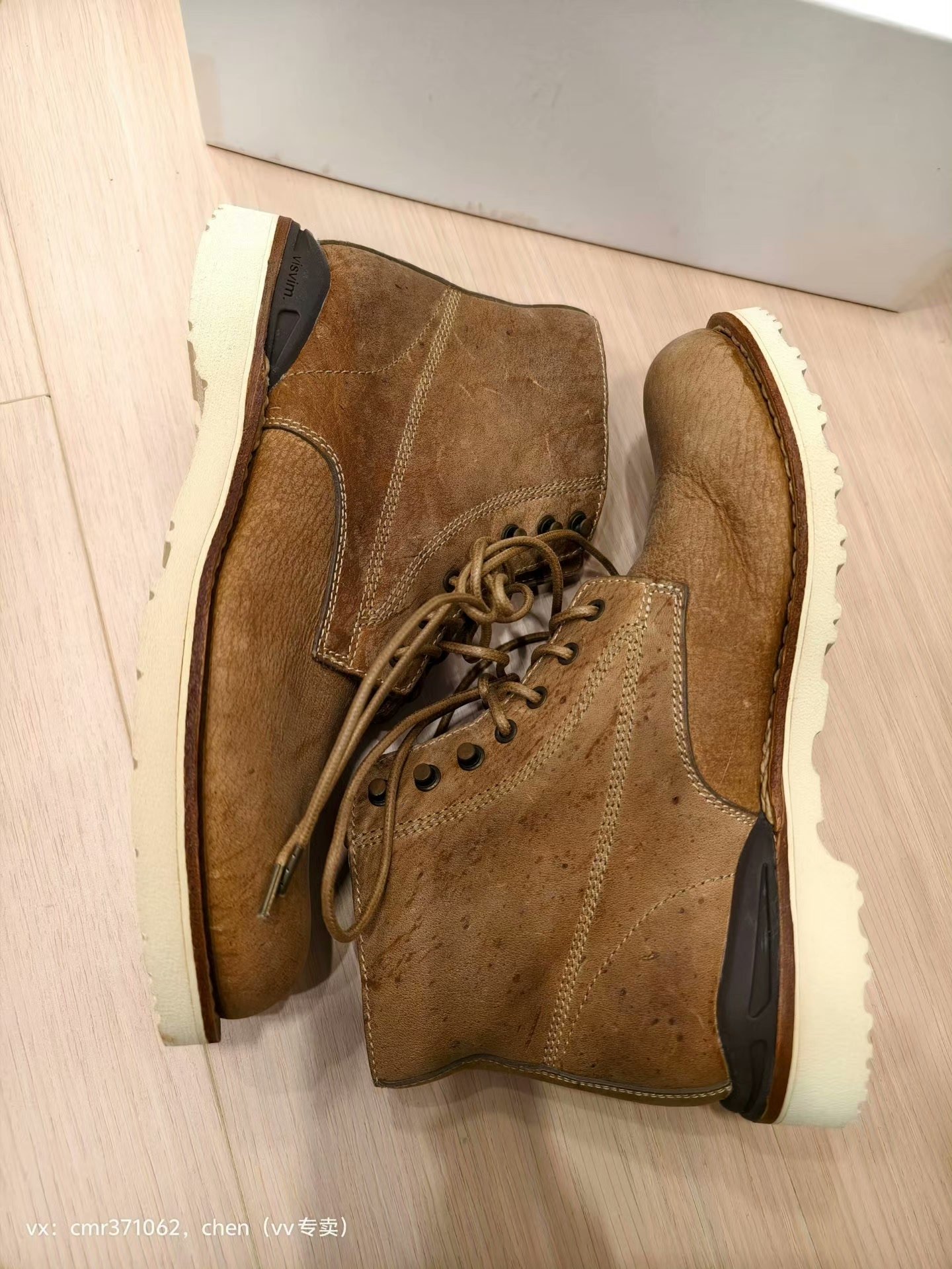 visvim 11 Virgil Boots Kudu Folk — detail
