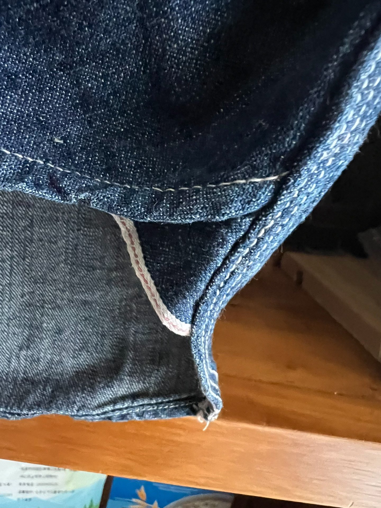 Joe McCoy Japanese Selvedge Denim Work Shirt — back