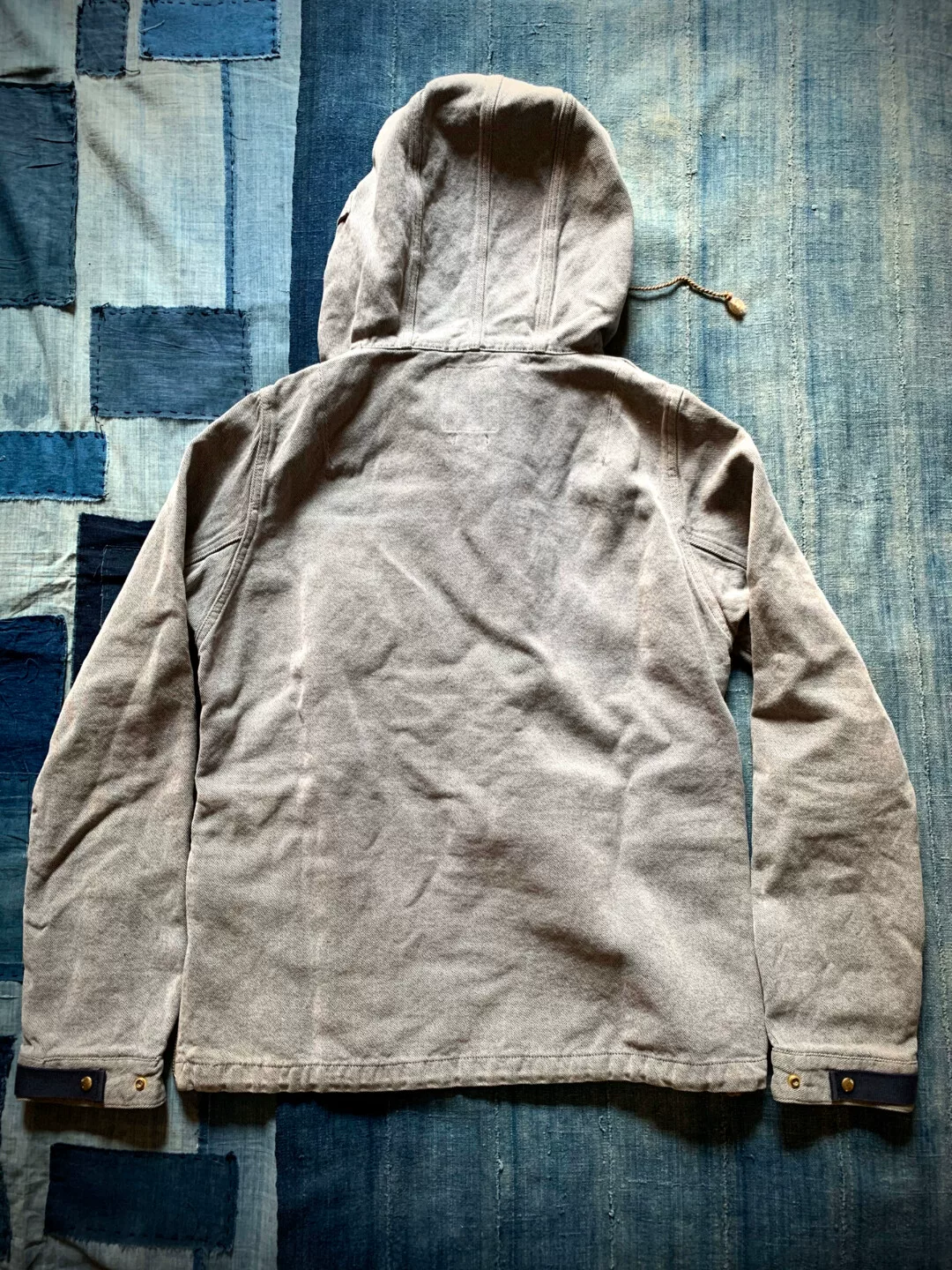Visvim Chinook Parka Oil Paint Canvas FIL — front