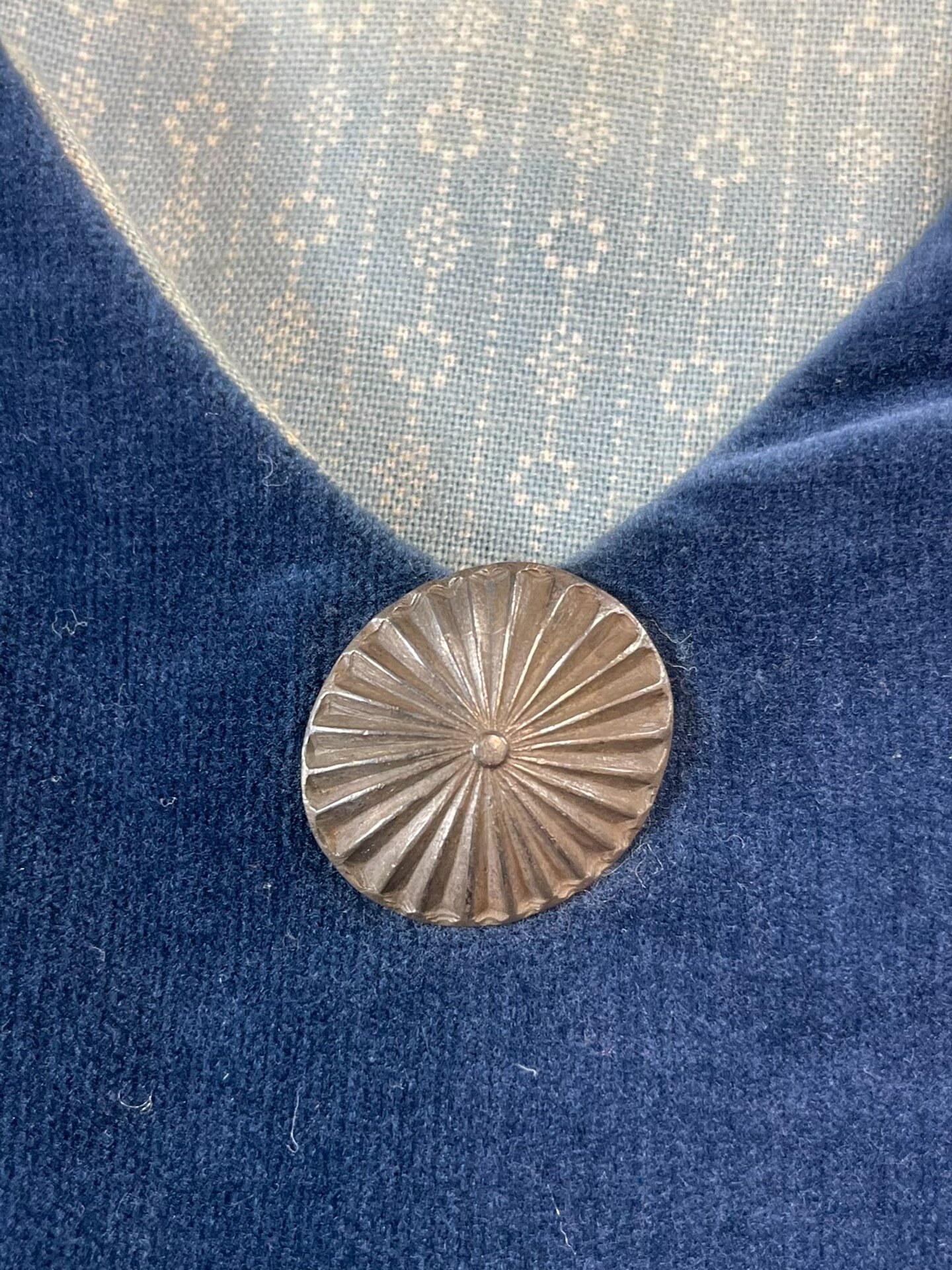 VISVIM MARGERY Velvet Silver Buckle Sweatshirt — back