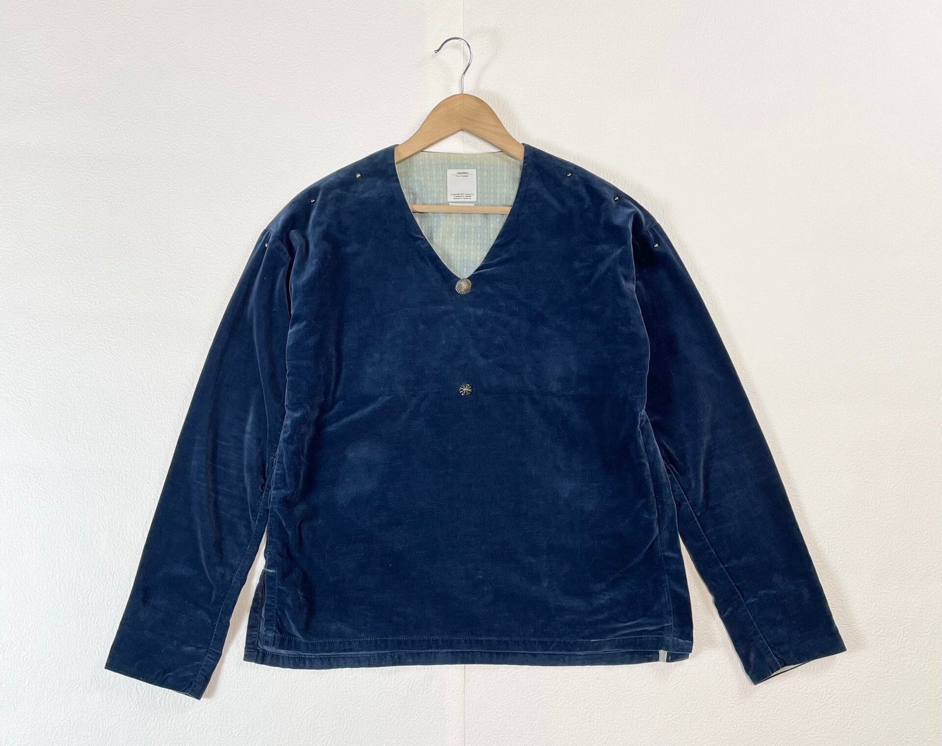 VISVIM MARGERY Velvet Silver Buckle Sweatshirt