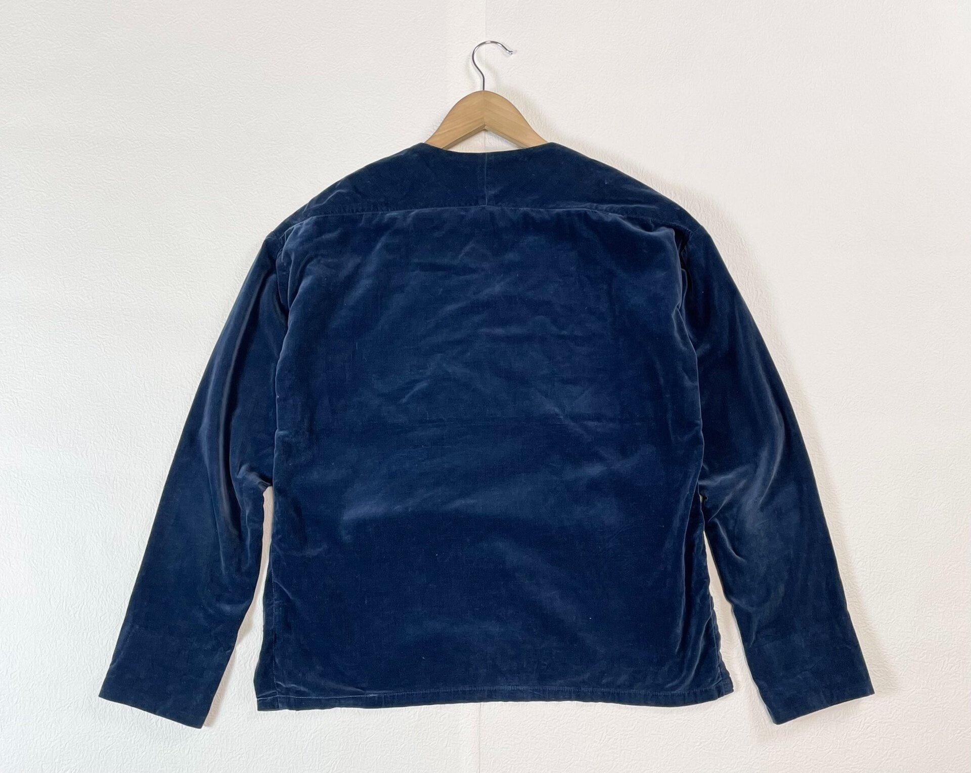 VISVIM MARGERY Velvet Silver Buckle Sweatshirt — front
