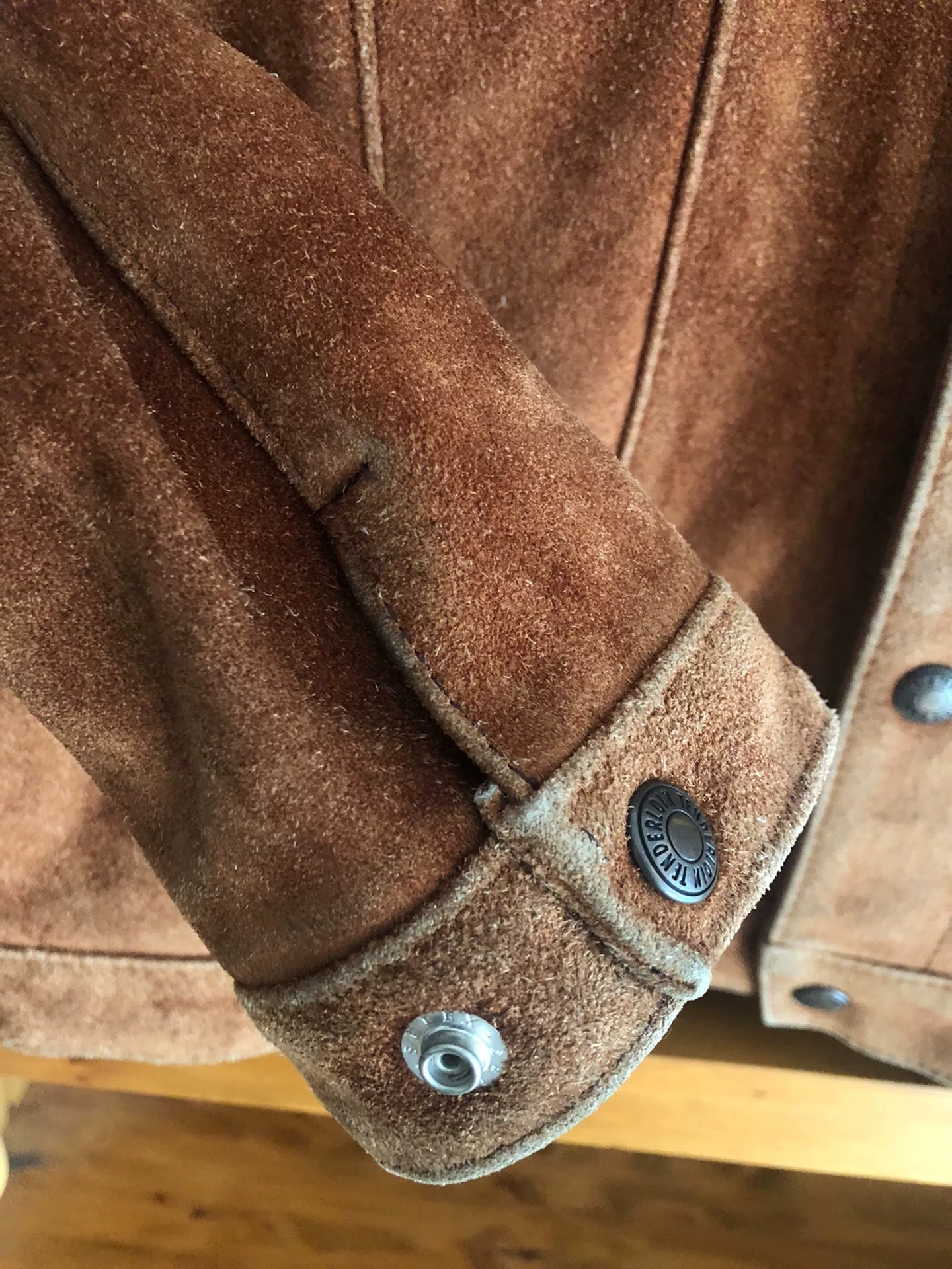 Tenderloin Suede Leather Jacket — front