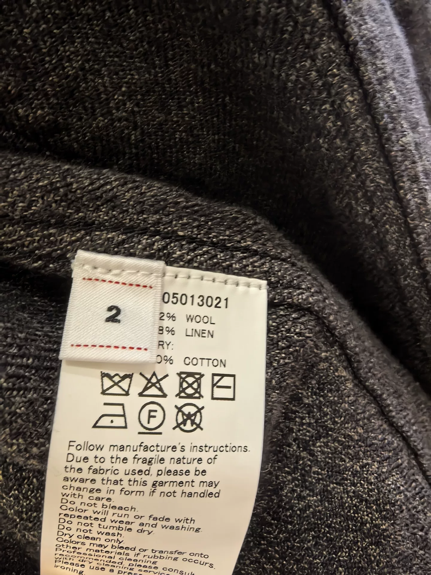 Visvim 26SS Railwood Jacket — label