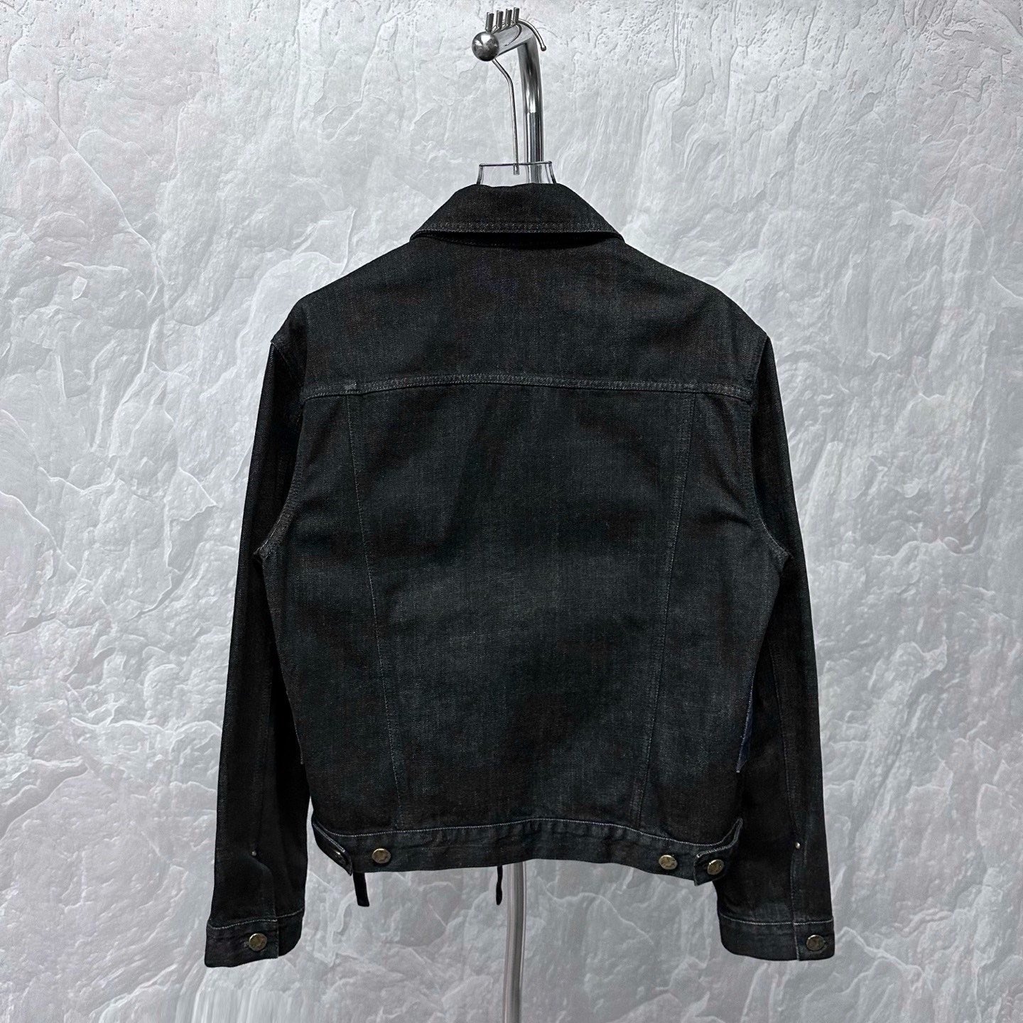 Louis Vuitton Bow Color Block Denim Jacket — back