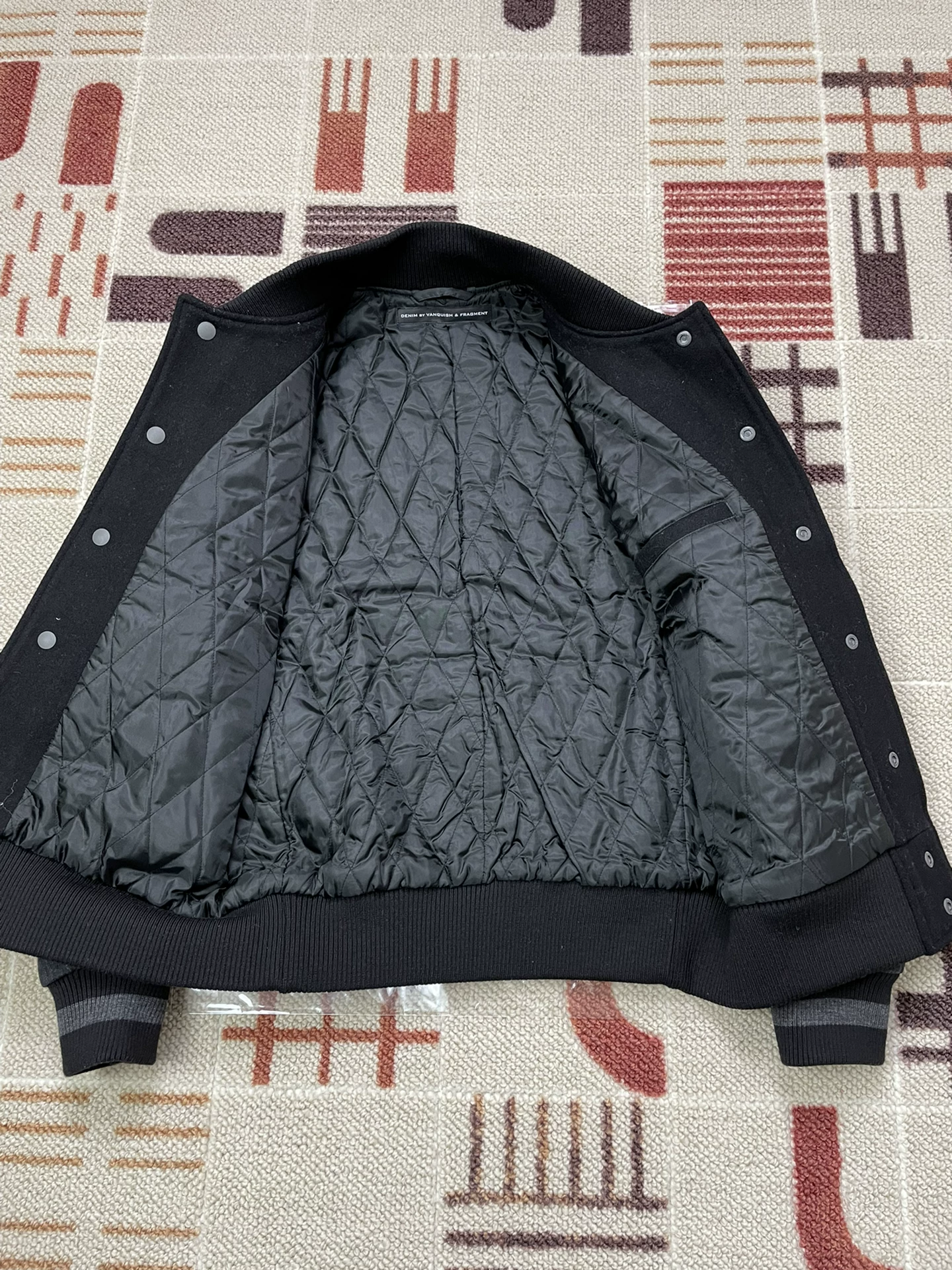 Denim by Vanquish Fragment Washed Wool Jacket — detail
