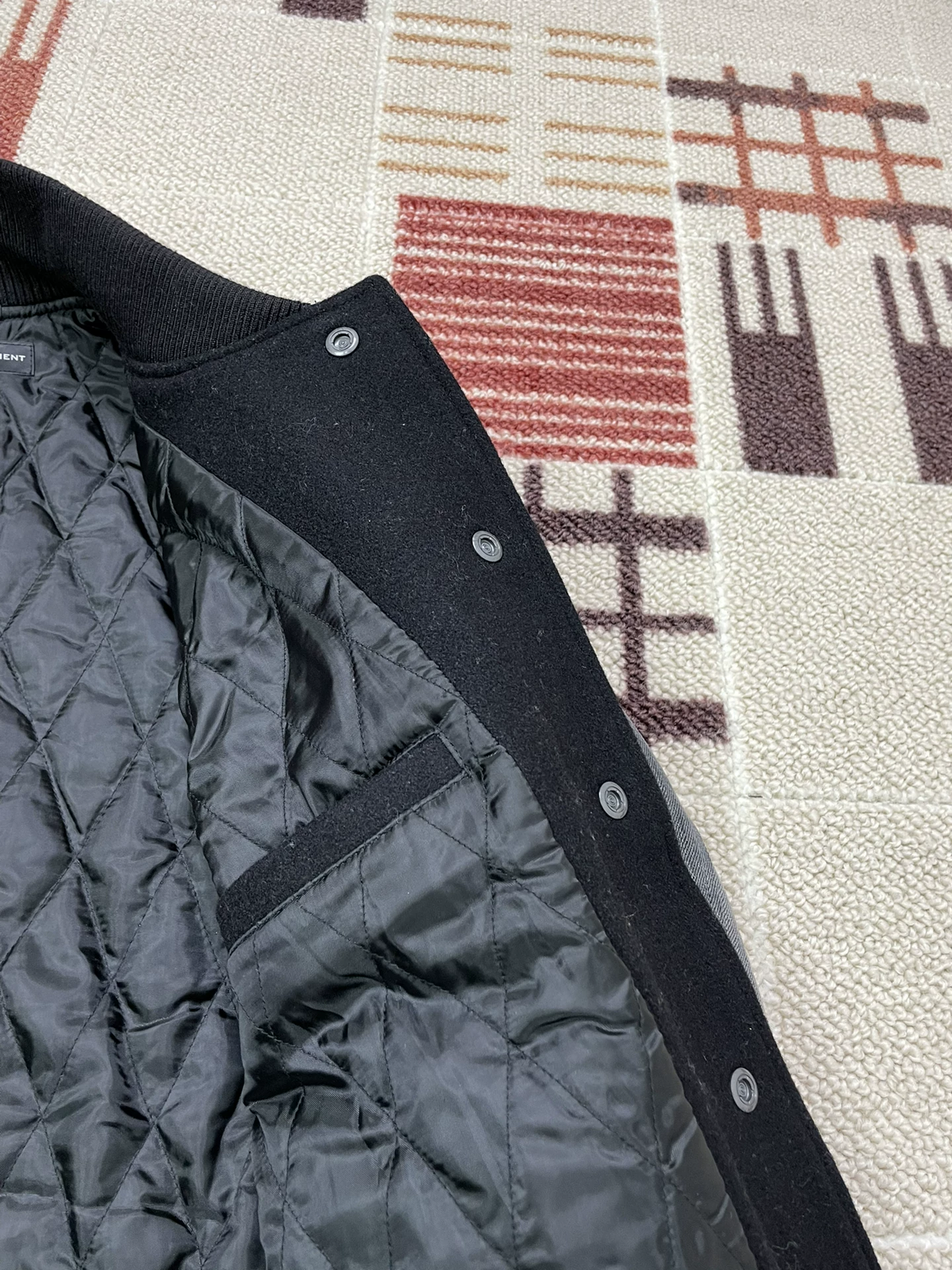 Denim by Vanquish Fragment Washed Wool Jacket — back
