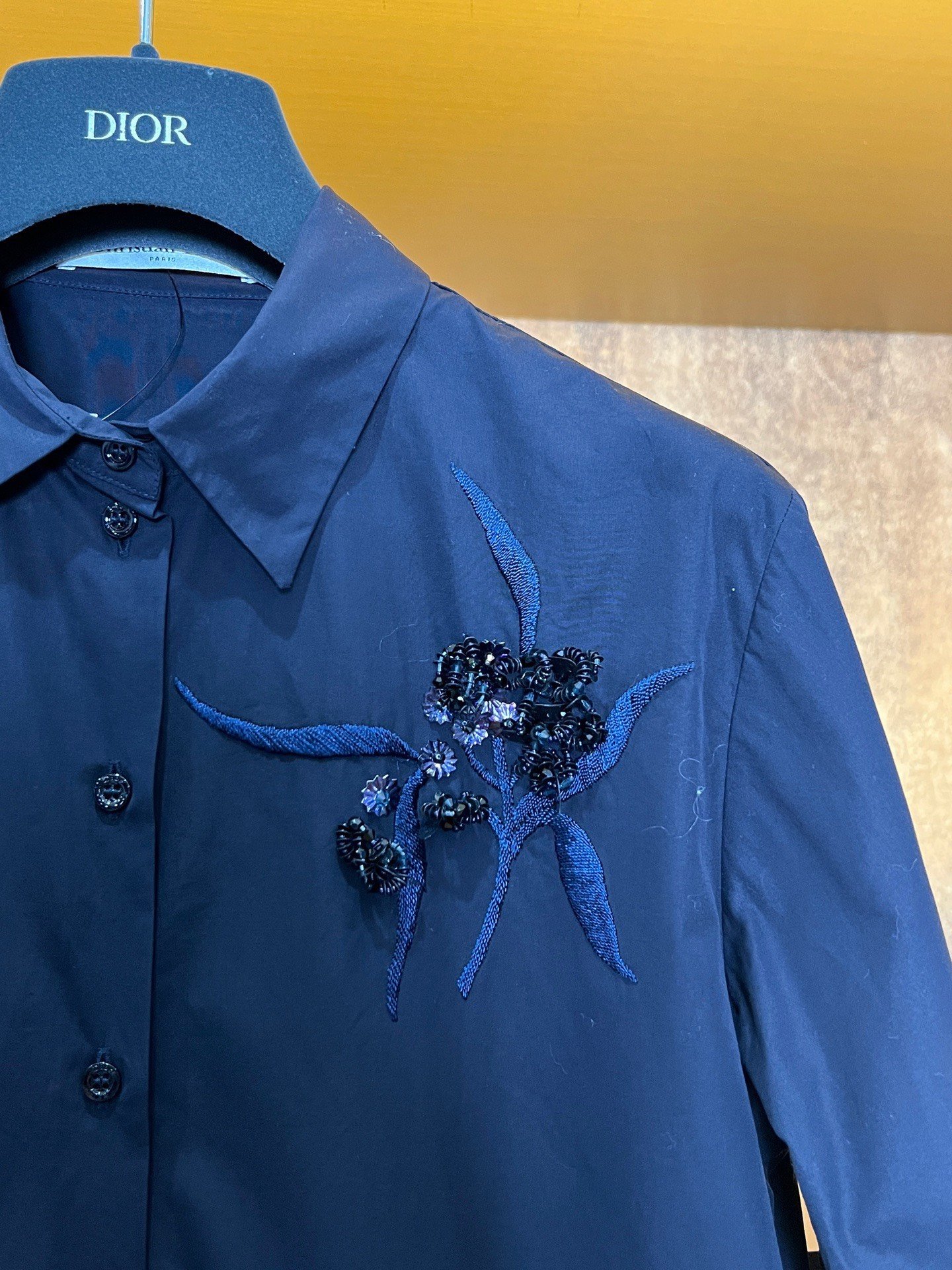 Dior Lily of the Valley Shirt — detail