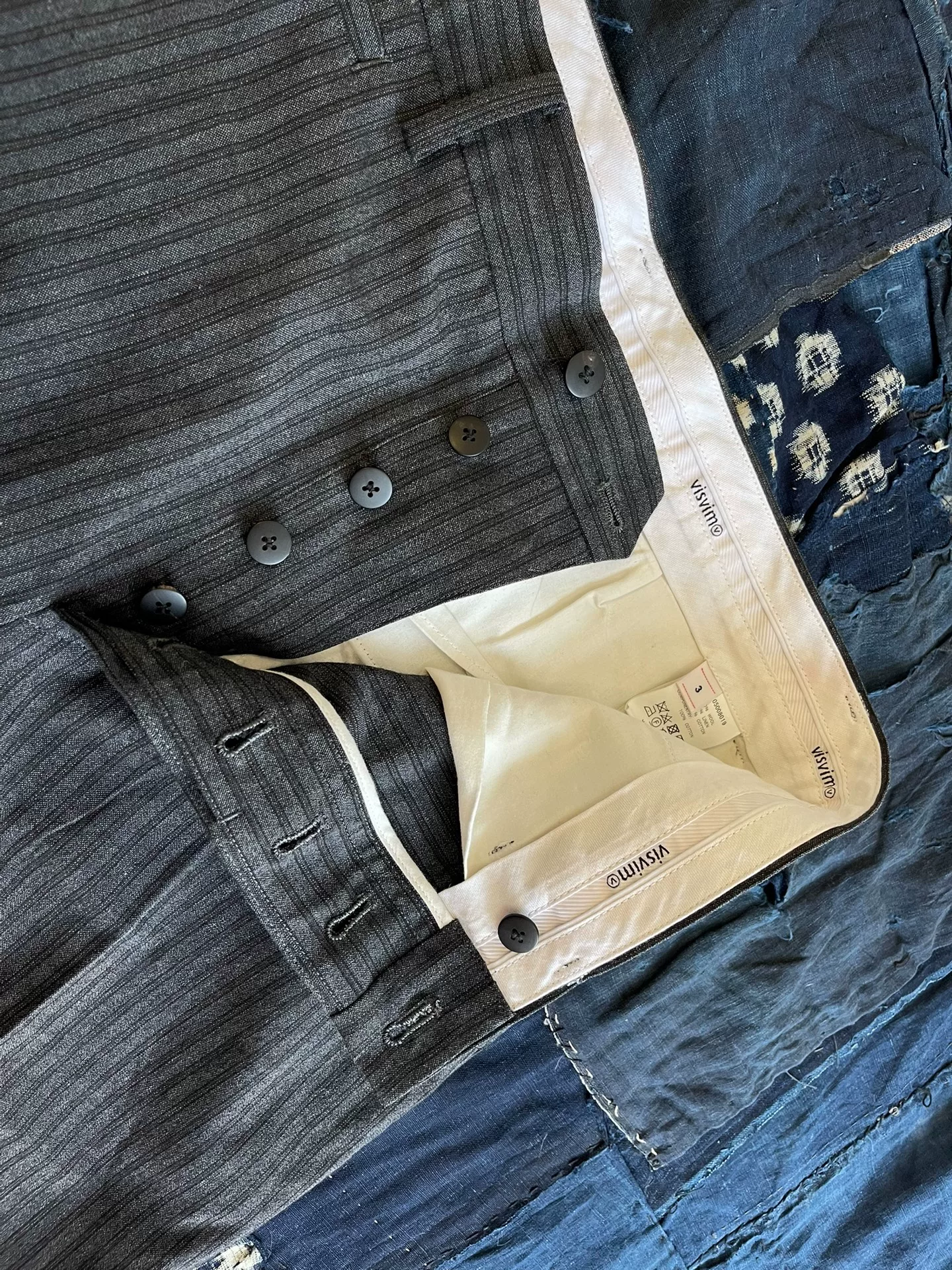 VISVIM 22SS MCCLOUD SLACKS SANTOME — back