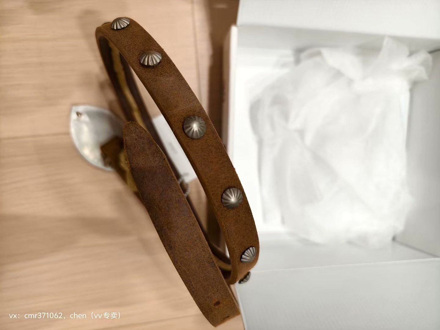 VISVIM 15SS CONCHO BELT 20MM — label