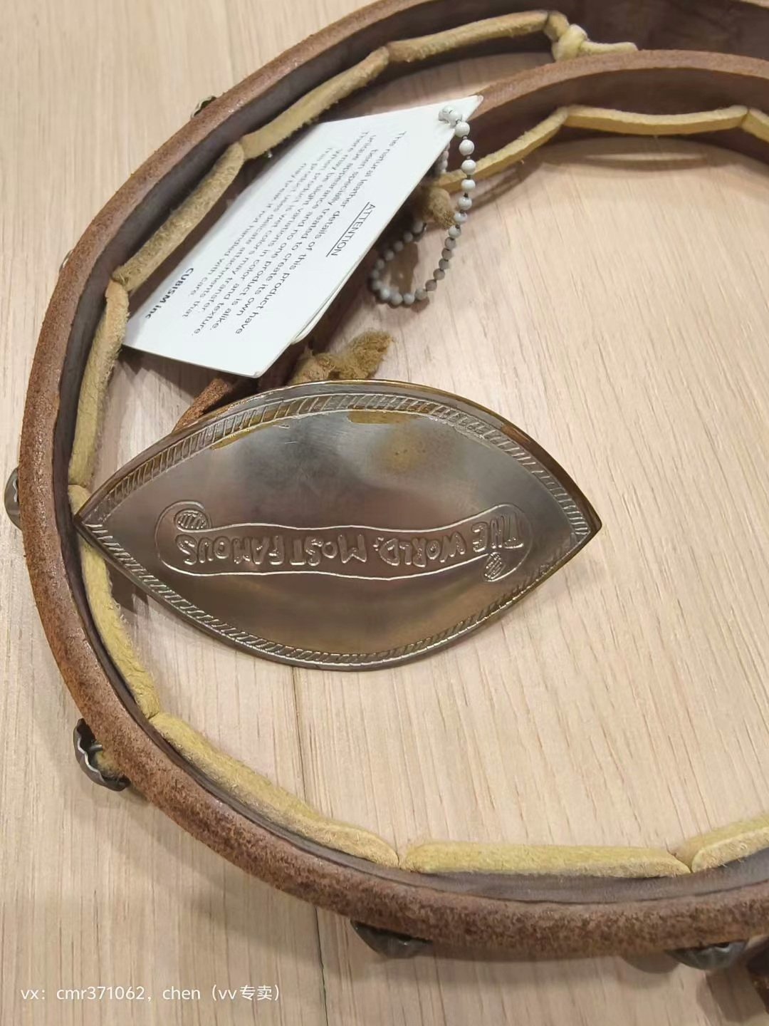 VISVIM 15SS CONCHO BELT 20MM — detail