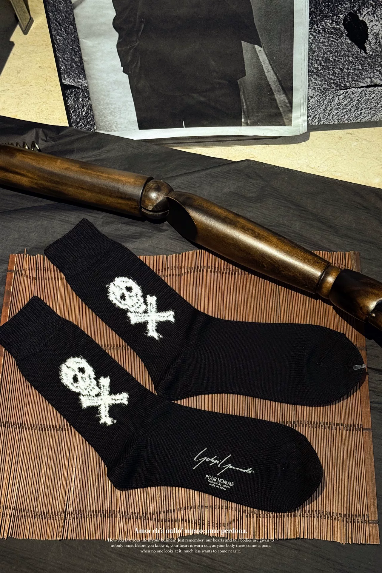 Yohji Yamamoto 94AW Skull Wool Socks