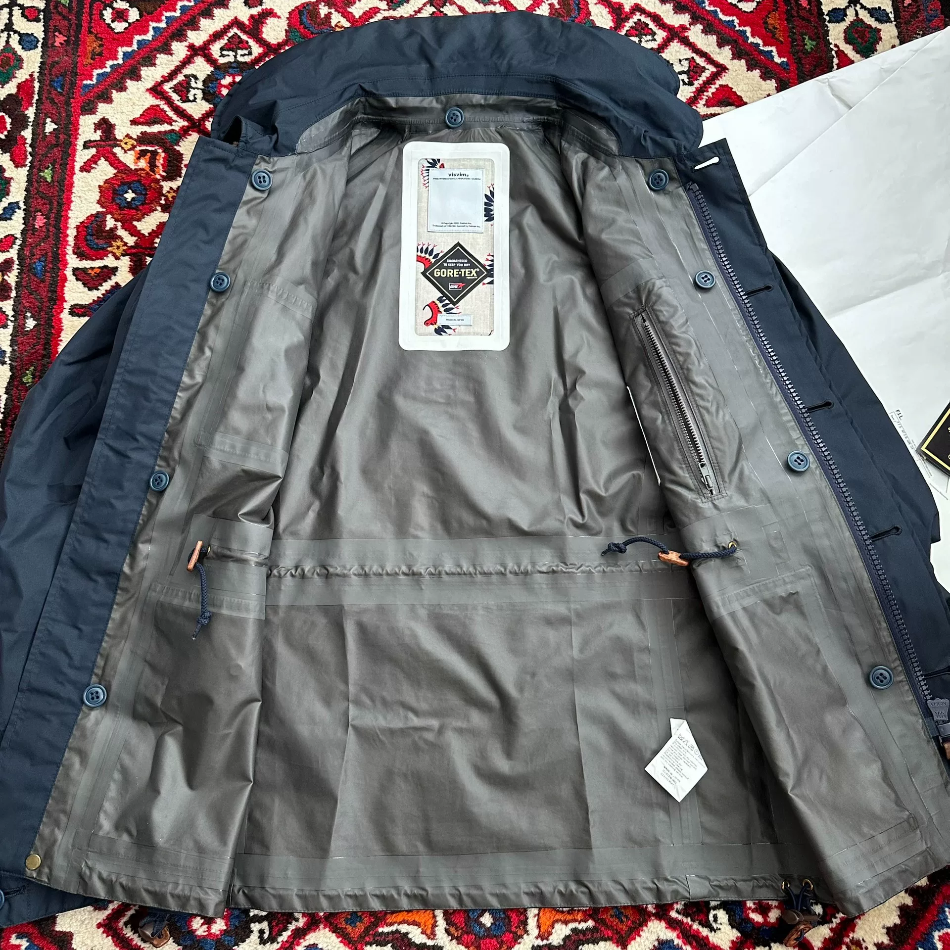 visvim 15AW Gore-Tex 2.5L Jacket — detail