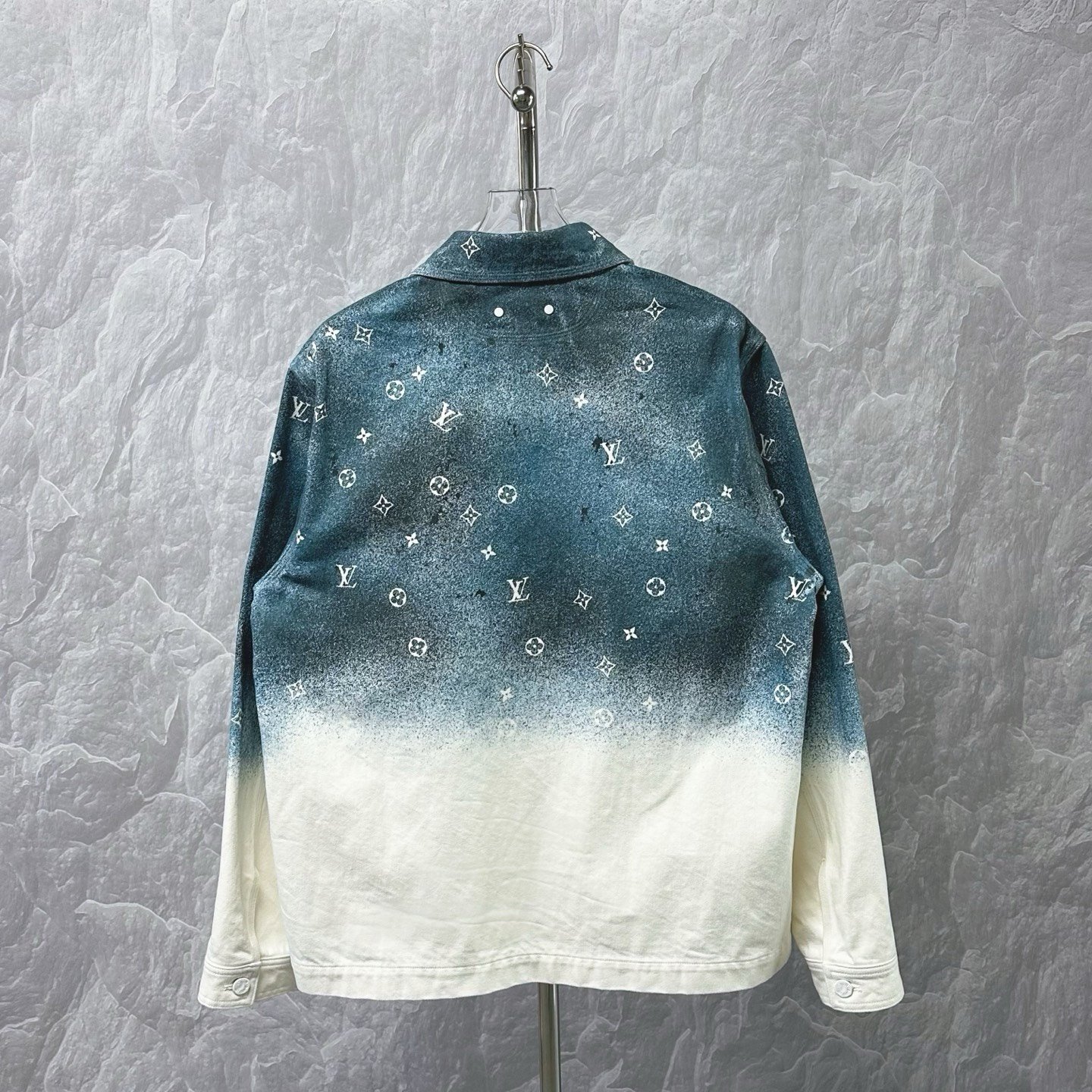 Louis Vuitton Monogram Gradient Denim Jacket — back