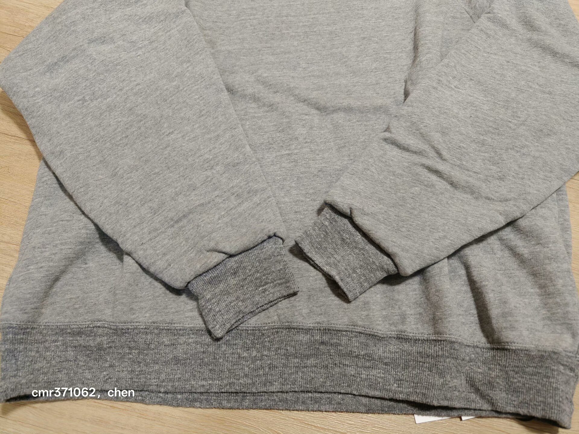 A.PRESSE 26SS Vintage Reversible Sweatshirt — detail