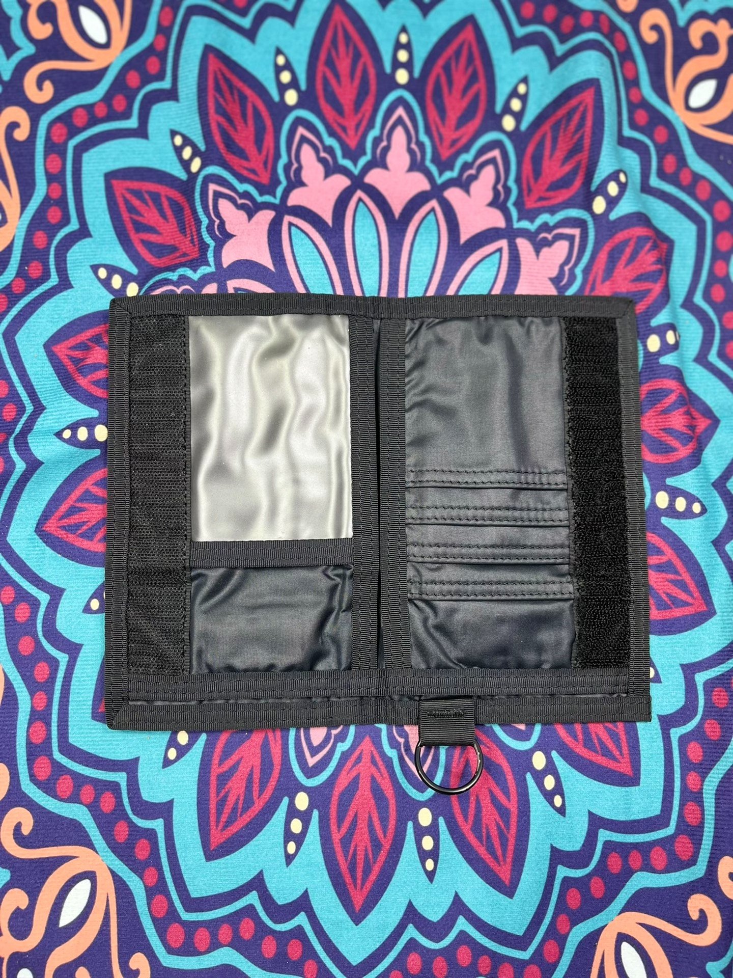 Black Porter Two-Fold Long Wallet — label