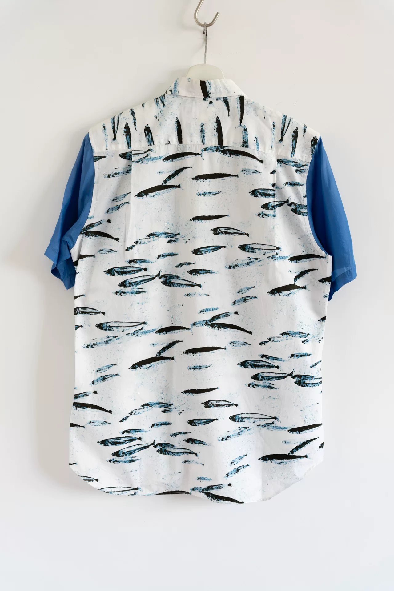 Comme des Garcons 90s Fish Short-Sleeve Shirt — front
