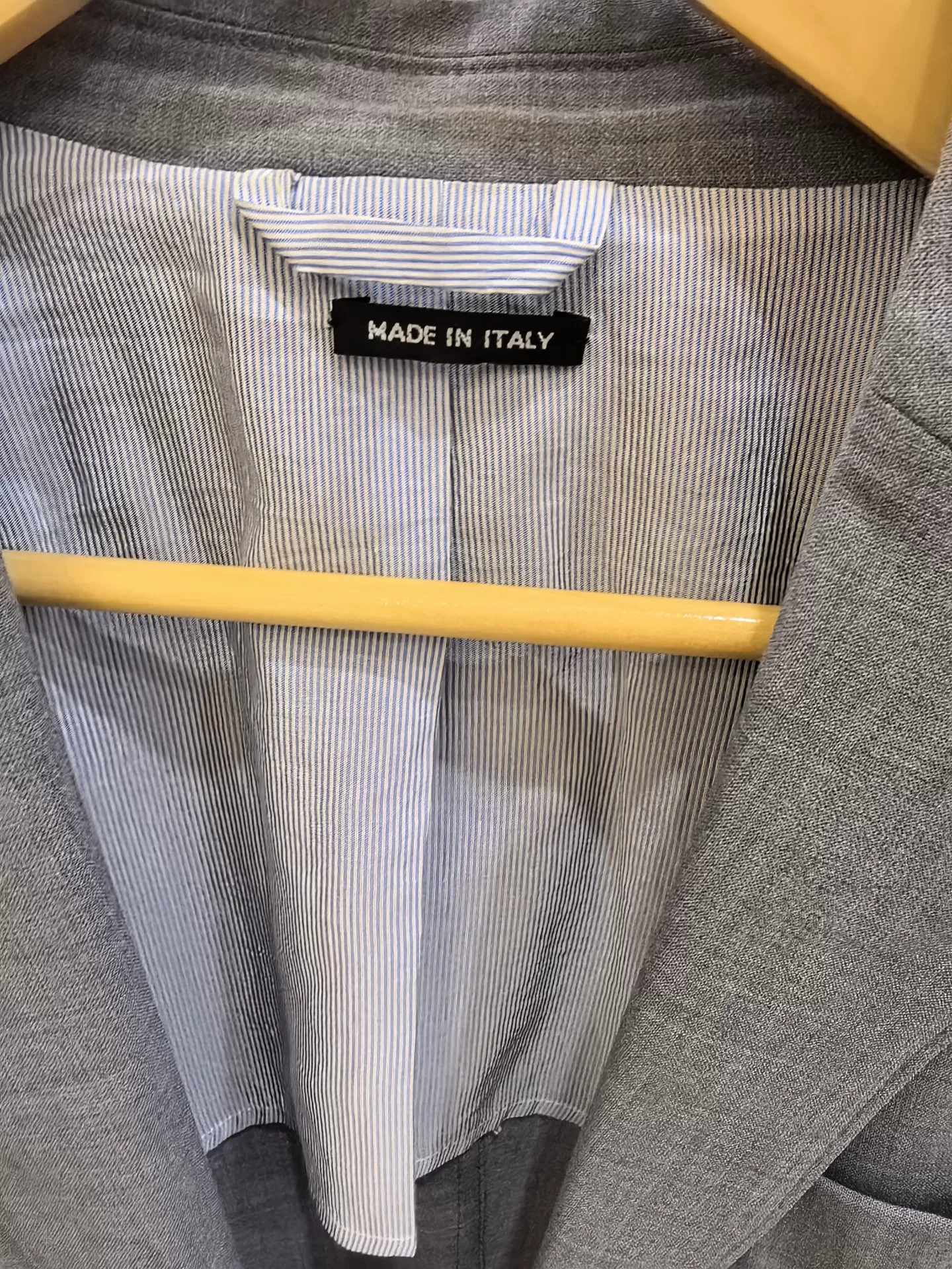 Giorgio Armani Gray Suit Jacket — front