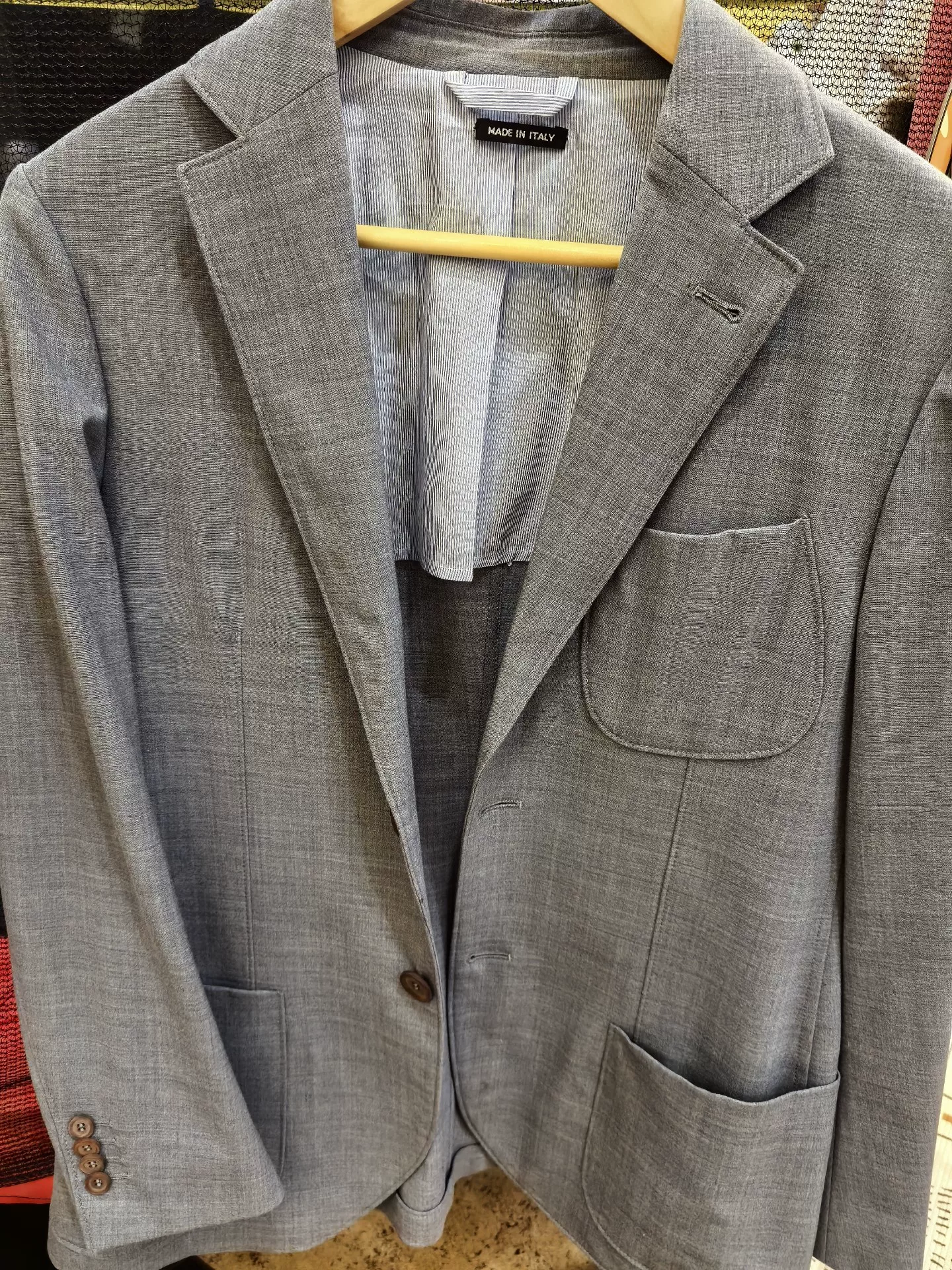 Giorgio Armani Gray Suit Jacket
