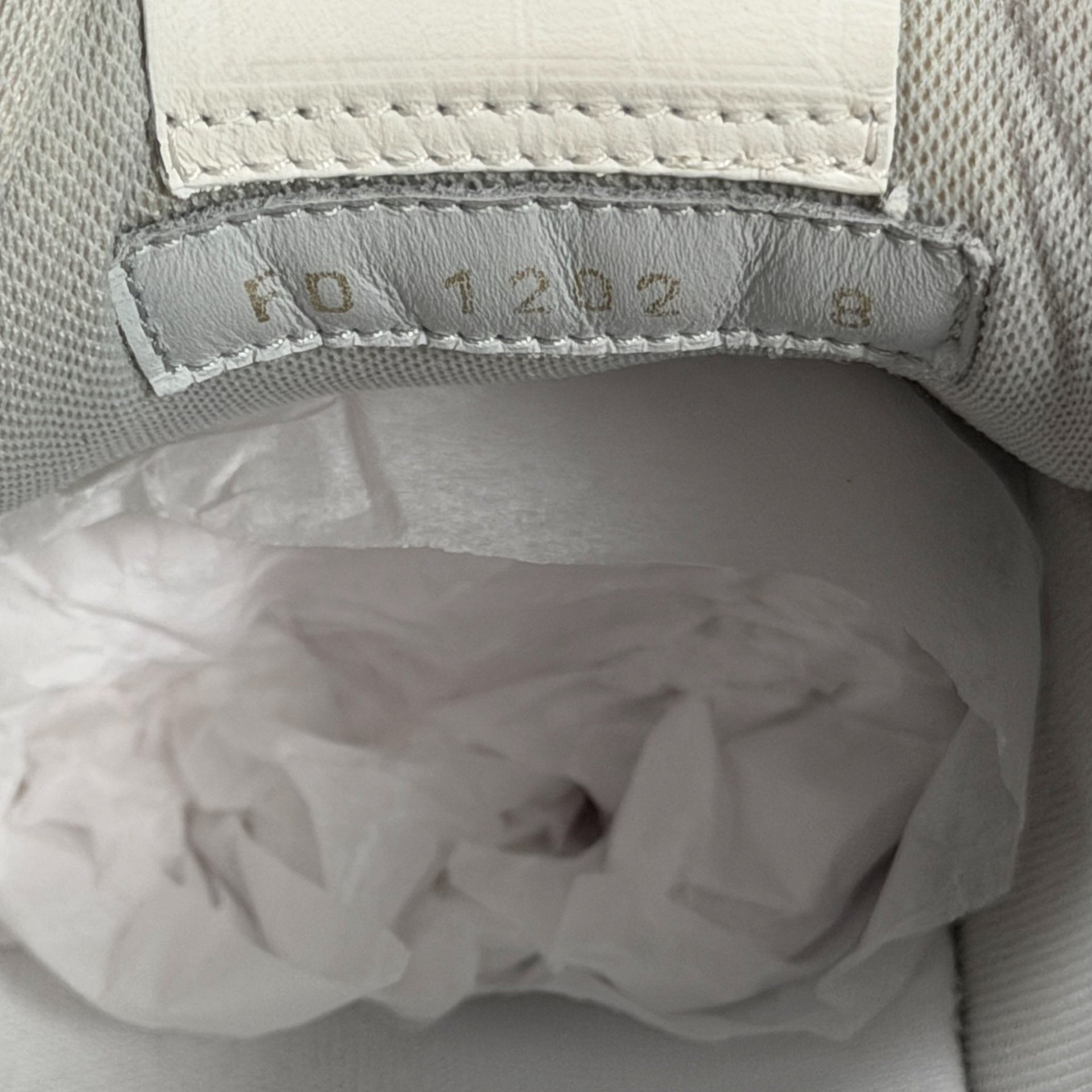 Louis Vuitton Trainer White Sneakers — label