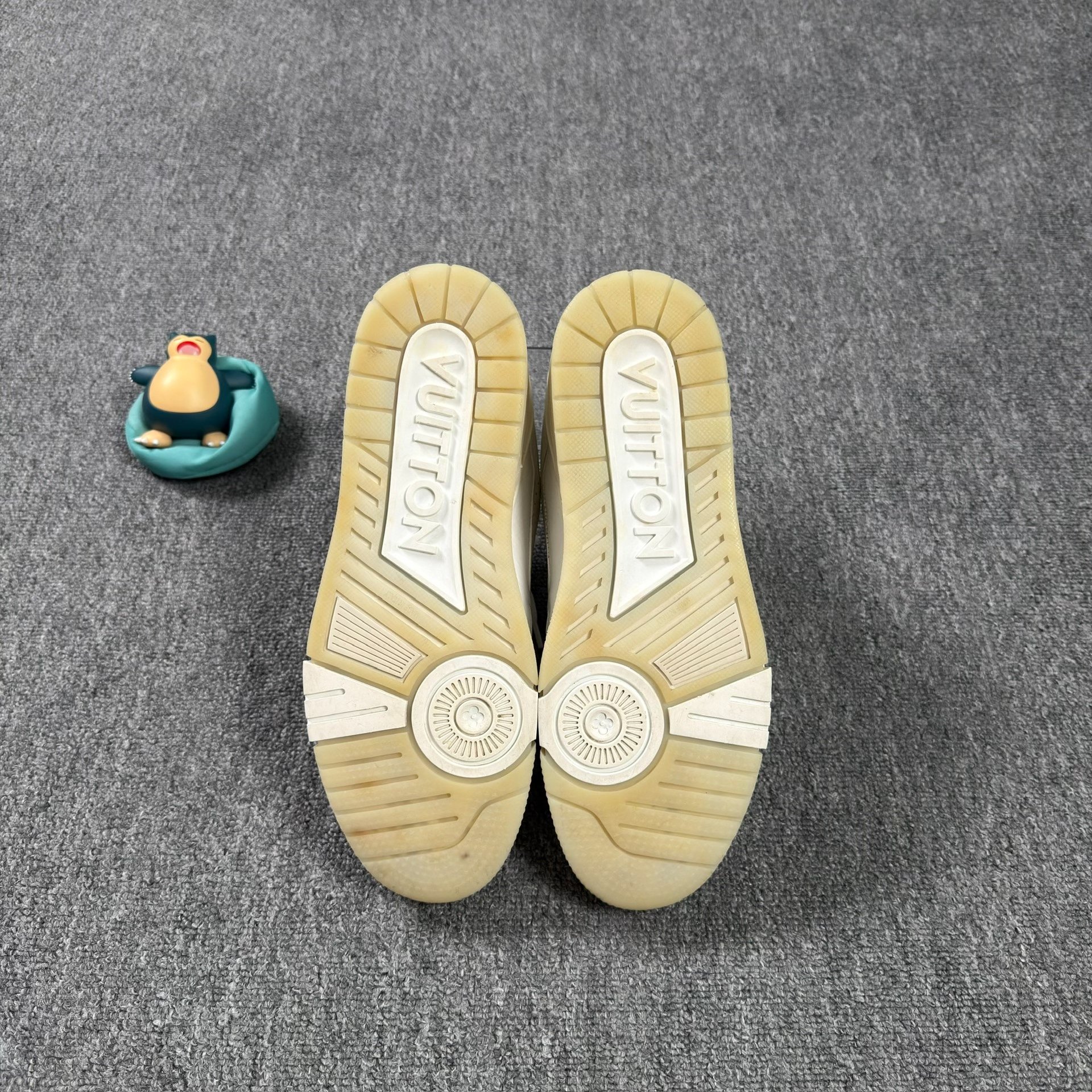Louis Vuitton Trainer White Sneakers — back