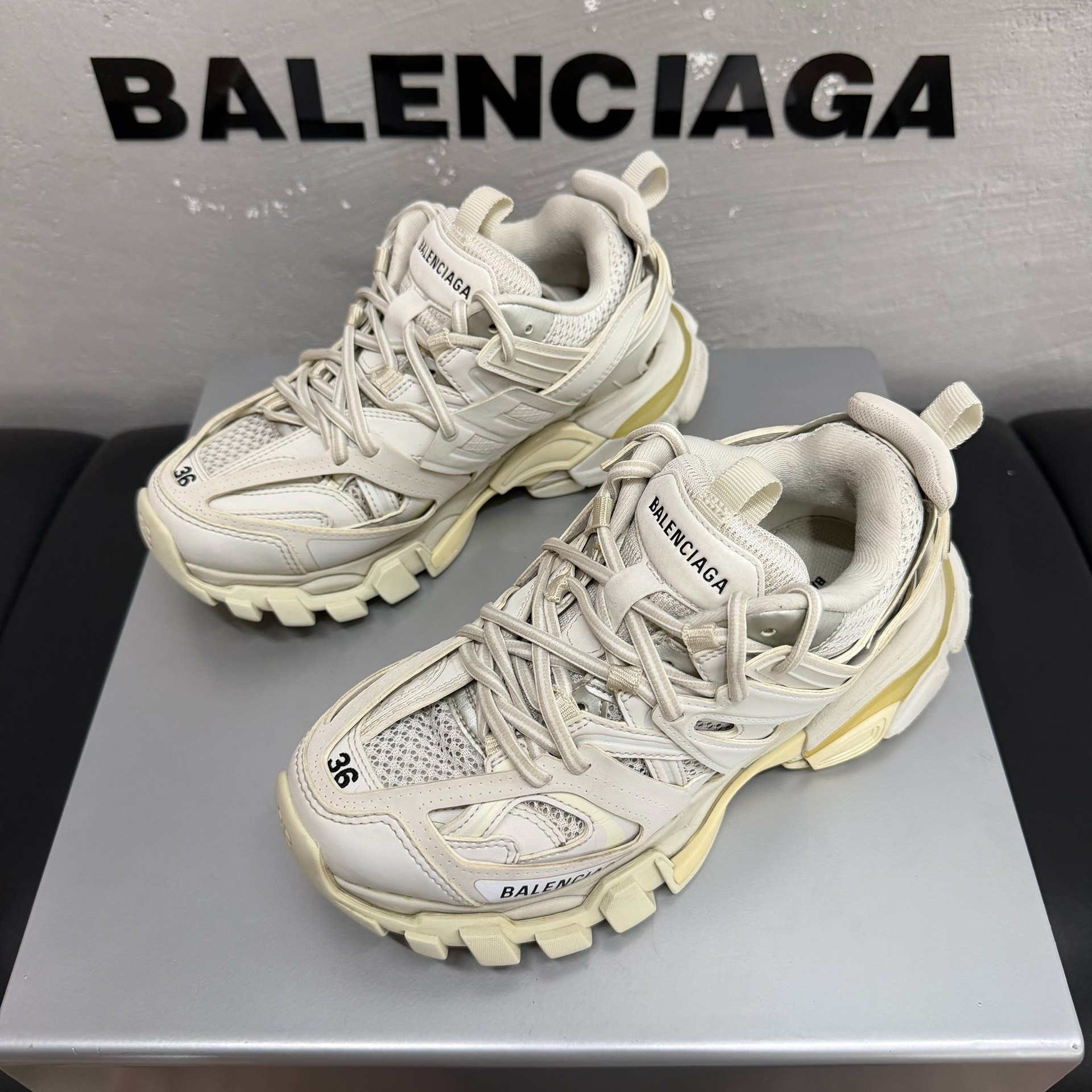 Balenciaga Track White Chunky Sneakers 36