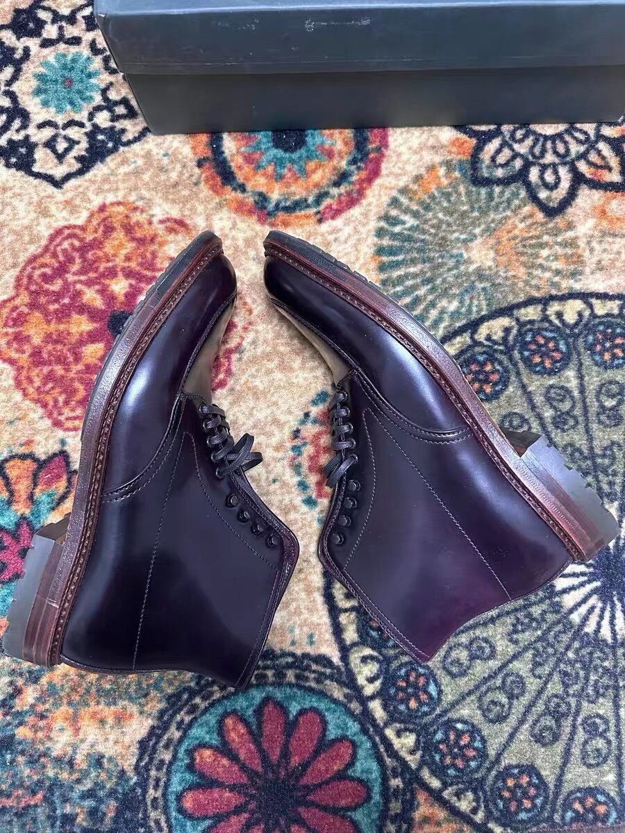 Alden Vtip Horsehide Boot — detail