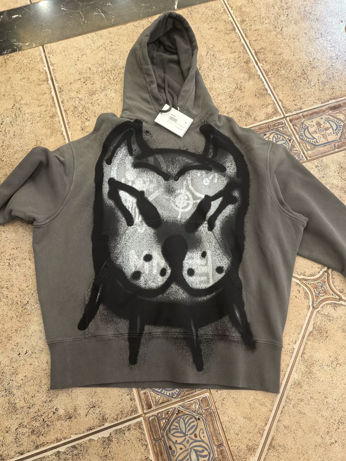 Givenchy Chito Cropped Dog Head Hoodie