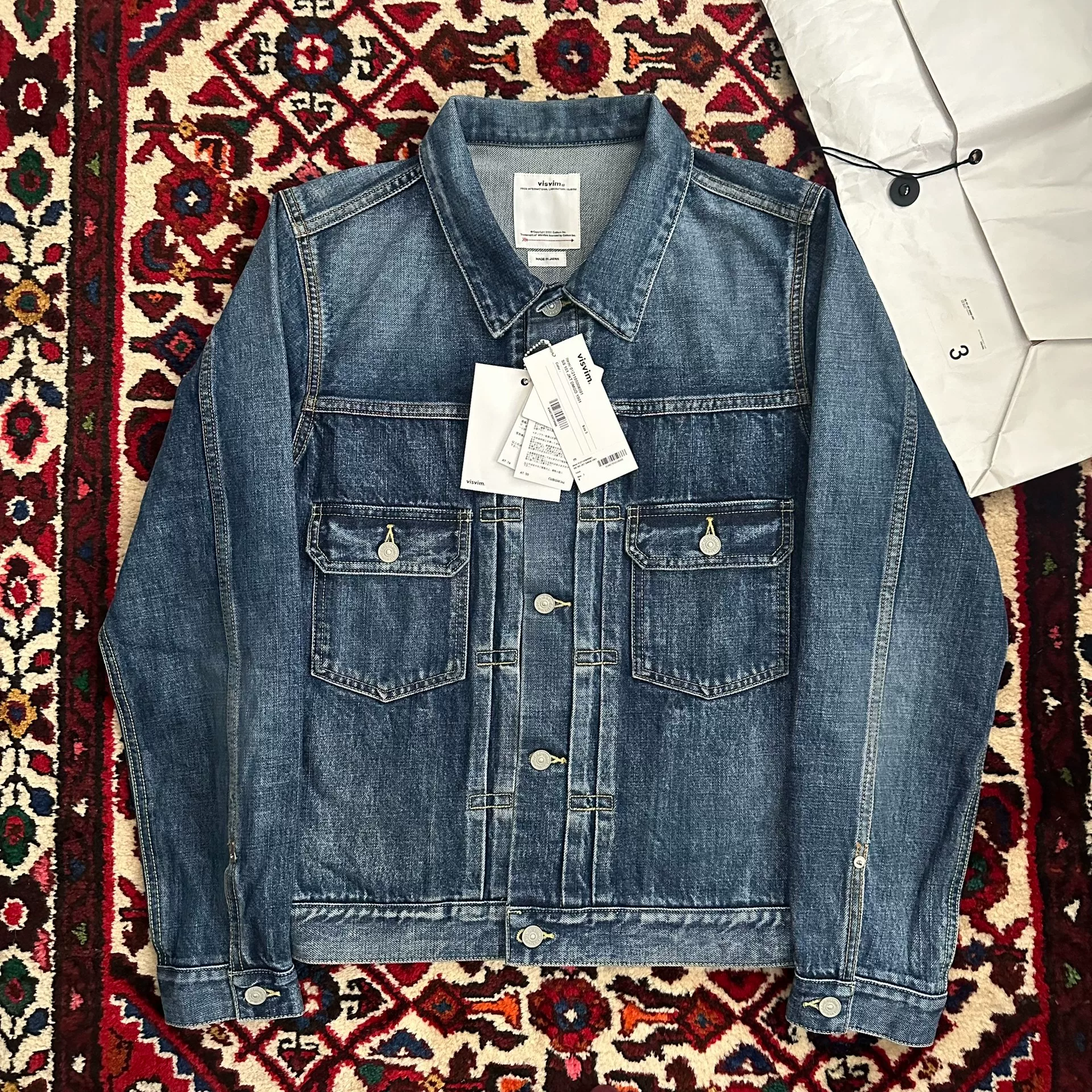 visvim 21ss 101 DMGD-1001 Denim Jacket