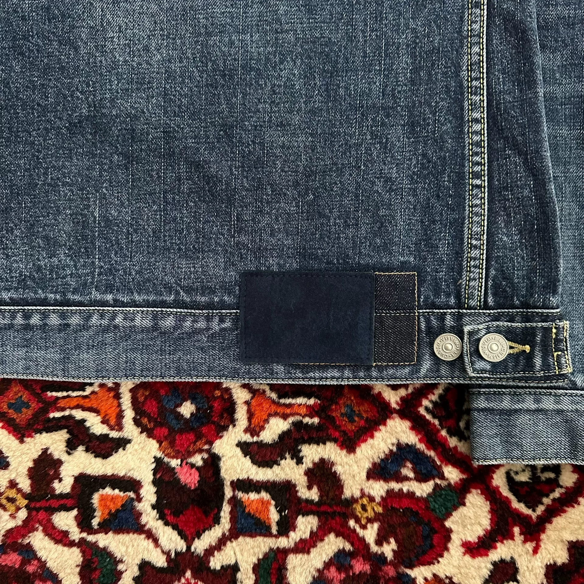 visvim 21ss 101 DMGD-1001 Denim Jacket — label