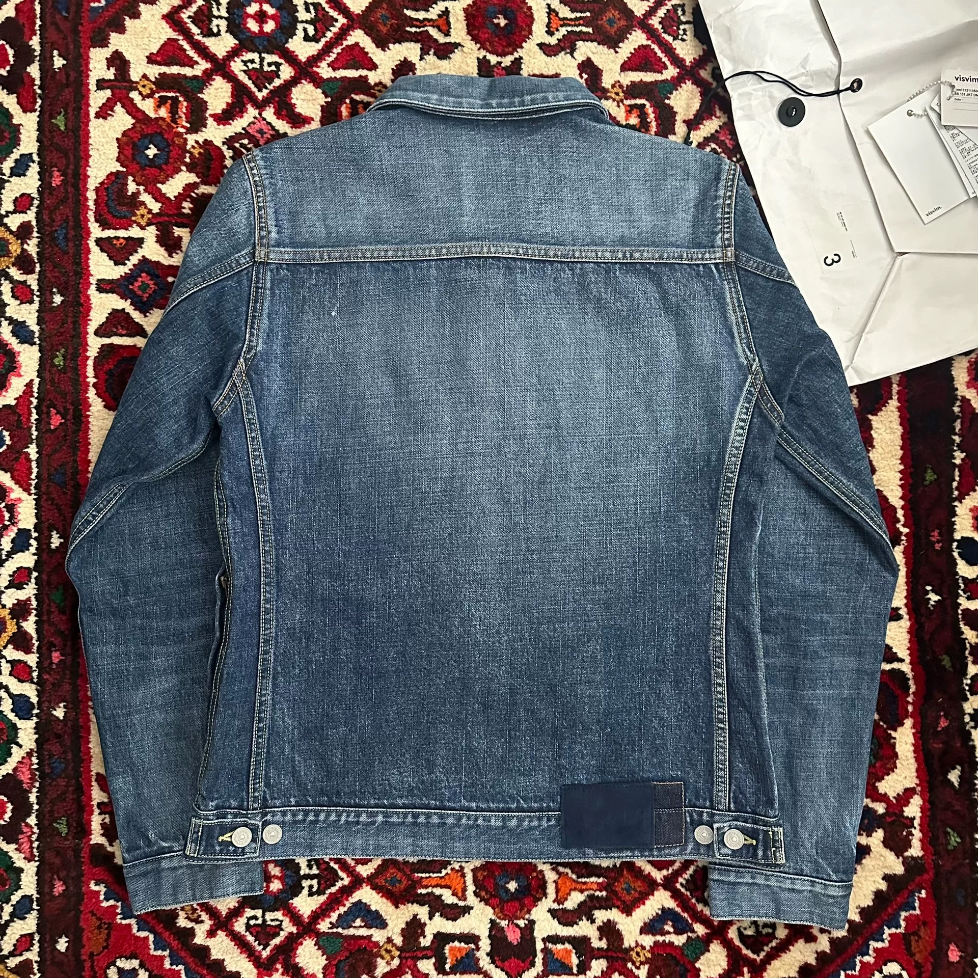 visvim 21ss 101 DMGD-1001 Denim Jacket — front
