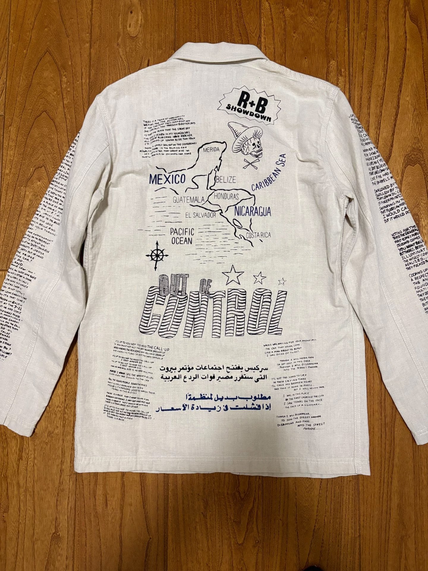 NEIGHBORHOOD Early Hand-Painted Shirt Jacket — front